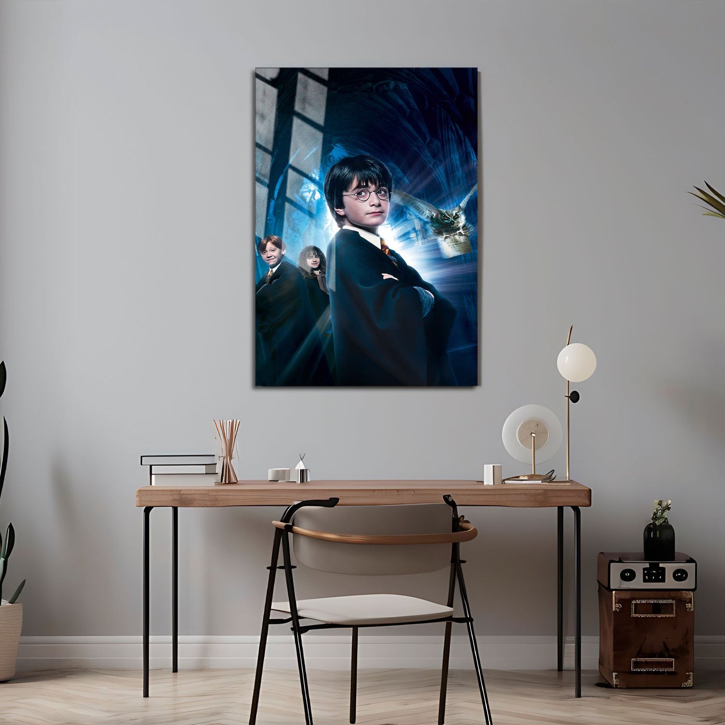 Flex Designs Metal Poster Harry Potter and the Philosophers Stone Textless 24 x 36" Home Goods - Movie 2001 Movie Metal Poster