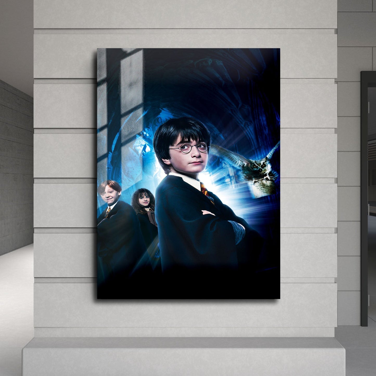 Flex Designs Metal Poster Harry Potter and the Philosophers Stone Textless 24 x 36" Home Goods - Movie 2001 Movie Metal Poster