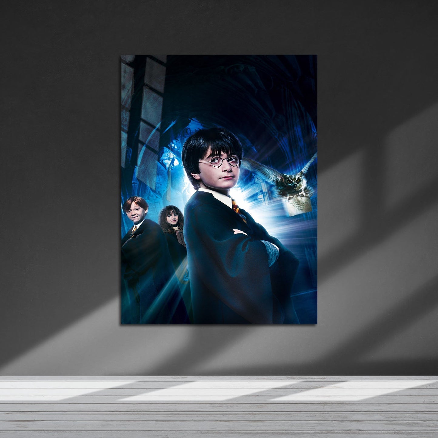 Flex Designs Metal Poster Harry Potter and the Philosophers Stone Textless 5 x 7" Home Goods - Movie 2001 Movie Metal Poster