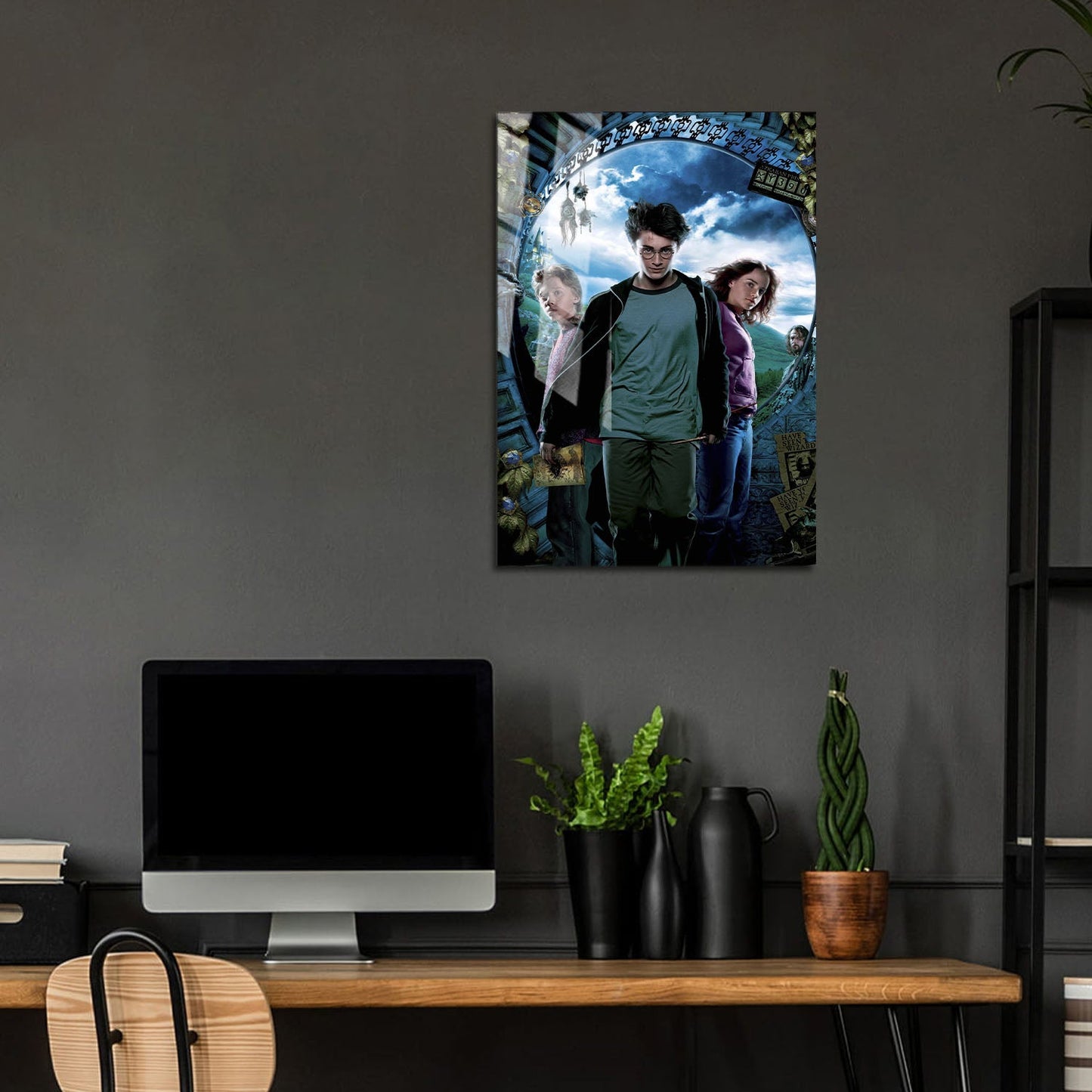 Flex Designs Metal Poster Harry Potter and the Prisoner of Azkaban Textless 5 x 7" Home Goods - Movie 2004 Movie Metal Poster