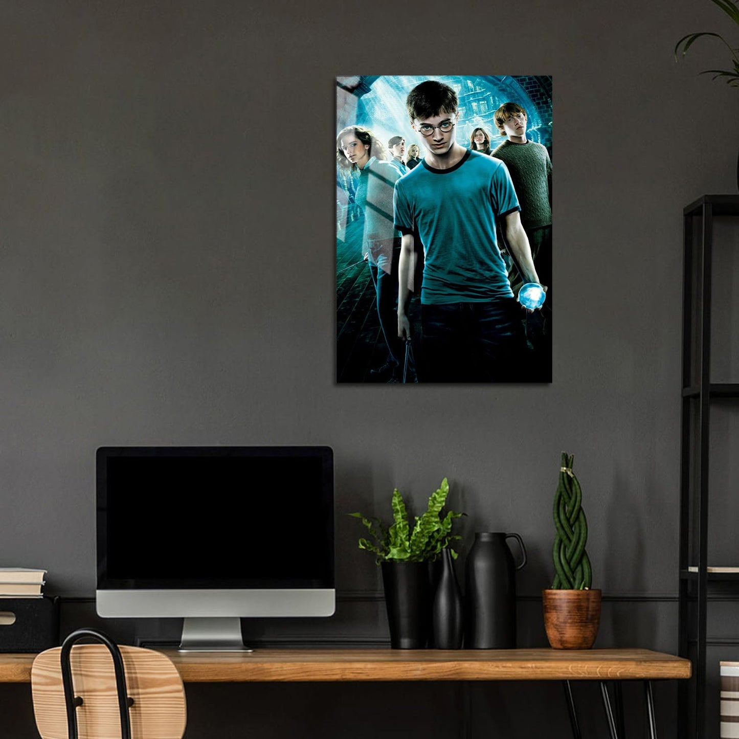 Flex Designs Metal Poster Harry Potter and the Order of the Phoenix Textless 5 x 7" Home Goods - Movie 2007 Movie Metal Poster