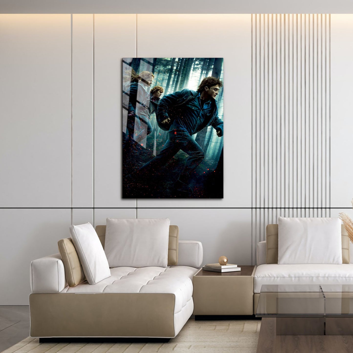 Flex Designs Metal Poster Harry Potter and the Deathly Hallows Part 1 Textless 16 x 24" Home Goods - Movie 2010 Movie Metal Poster