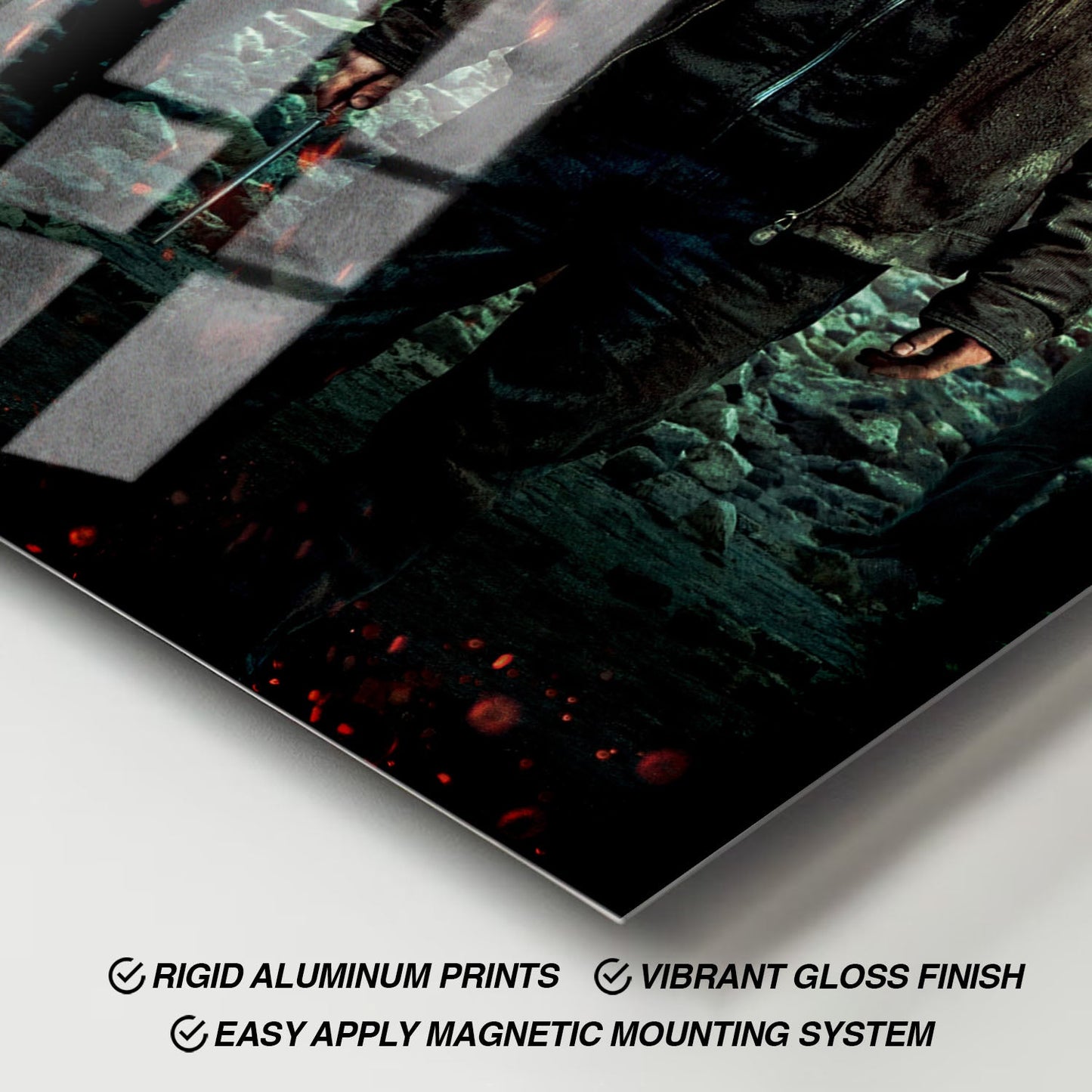 Flex Designs Metal Poster Harry Potter and the Deathly Hallows Part 2 Textless 11 x 17" Home Goods - Movie 2011 Movie Metal Poster