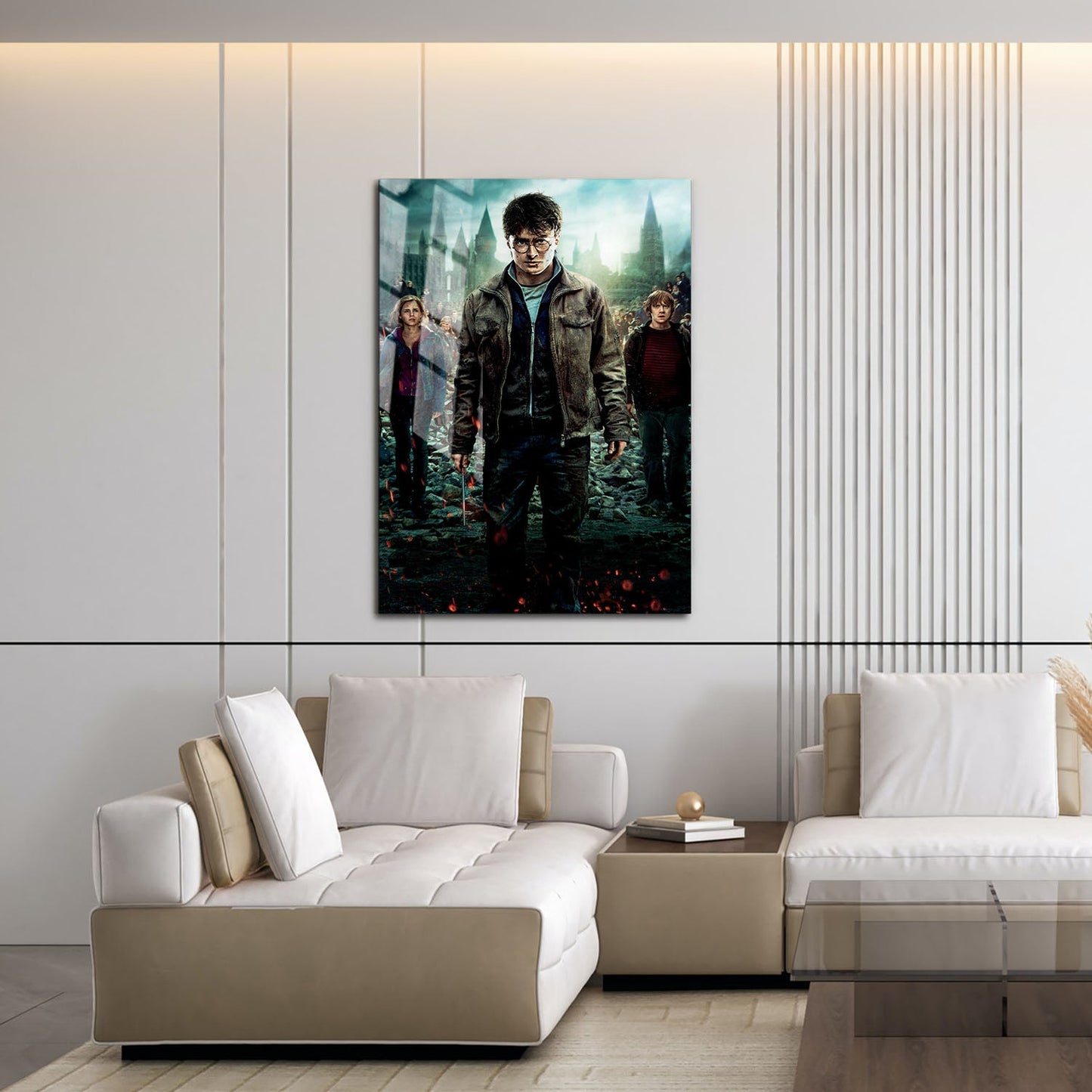 Flex Designs Metal Poster Harry Potter and the Deathly Hallows Part 2 Textless 16 x 24" Home Goods - Movie 2011 Movie Metal Poster