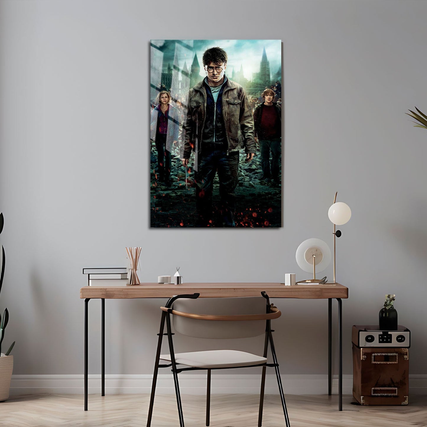 Flex Designs Metal Poster Harry Potter and the Deathly Hallows Part 2 Textless 24 x 36" Home Goods - Movie 2011 Movie Metal Poster