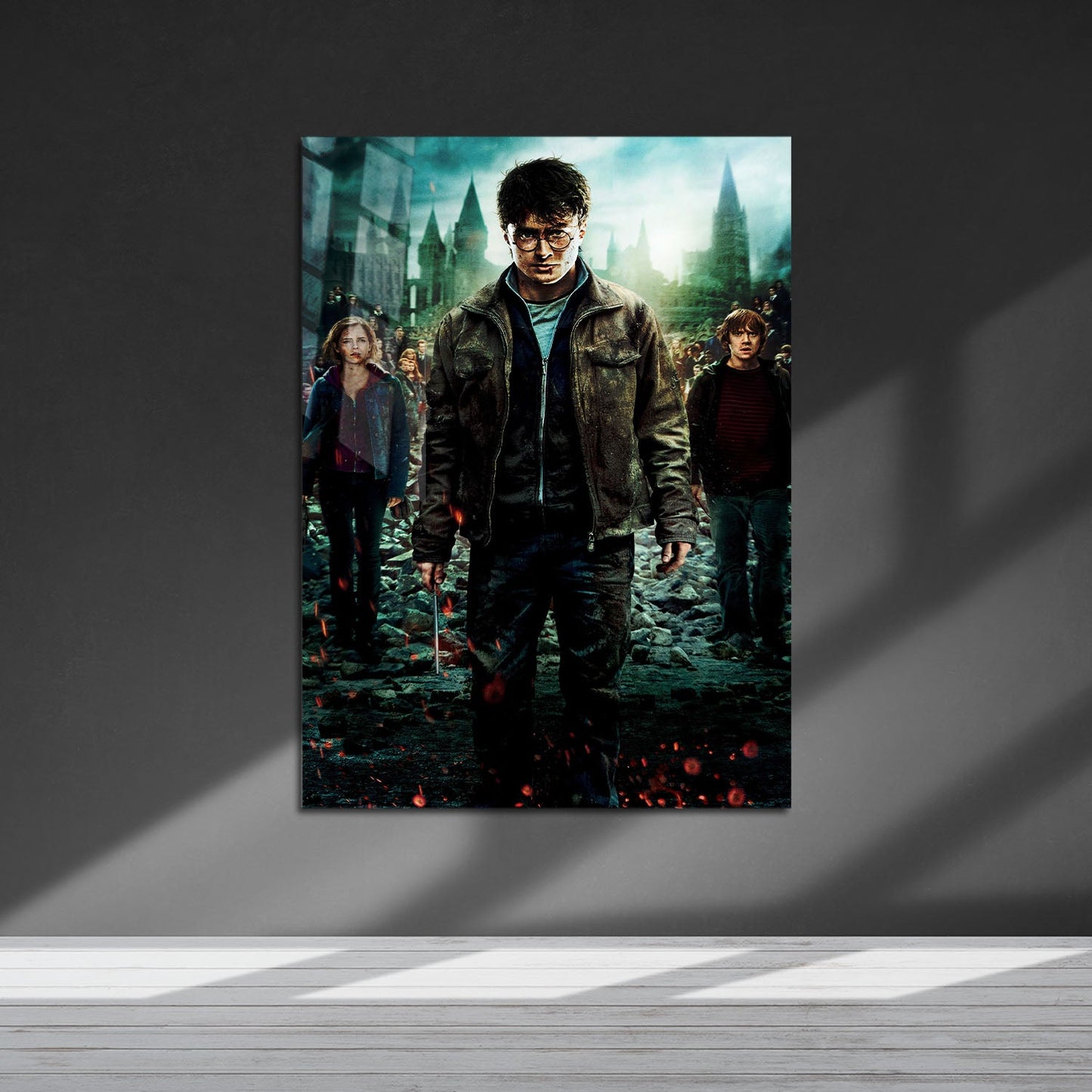 Flex Designs Metal Poster Harry Potter and the Deathly Hallows Part 2 Textless 5 x 7" Home Goods - Movie 2011 Movie Metal Poster