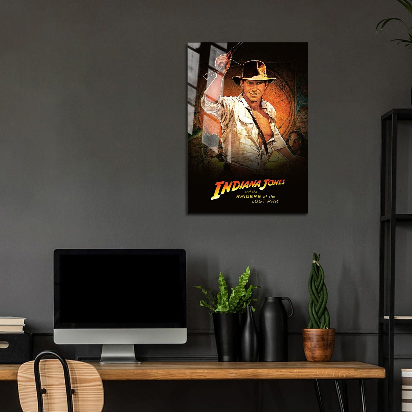 Flex Designs Metal Poster Raiders of the Lost Ark 5 x 7" Home Goods - Movie 1981 Movie Metal Poster