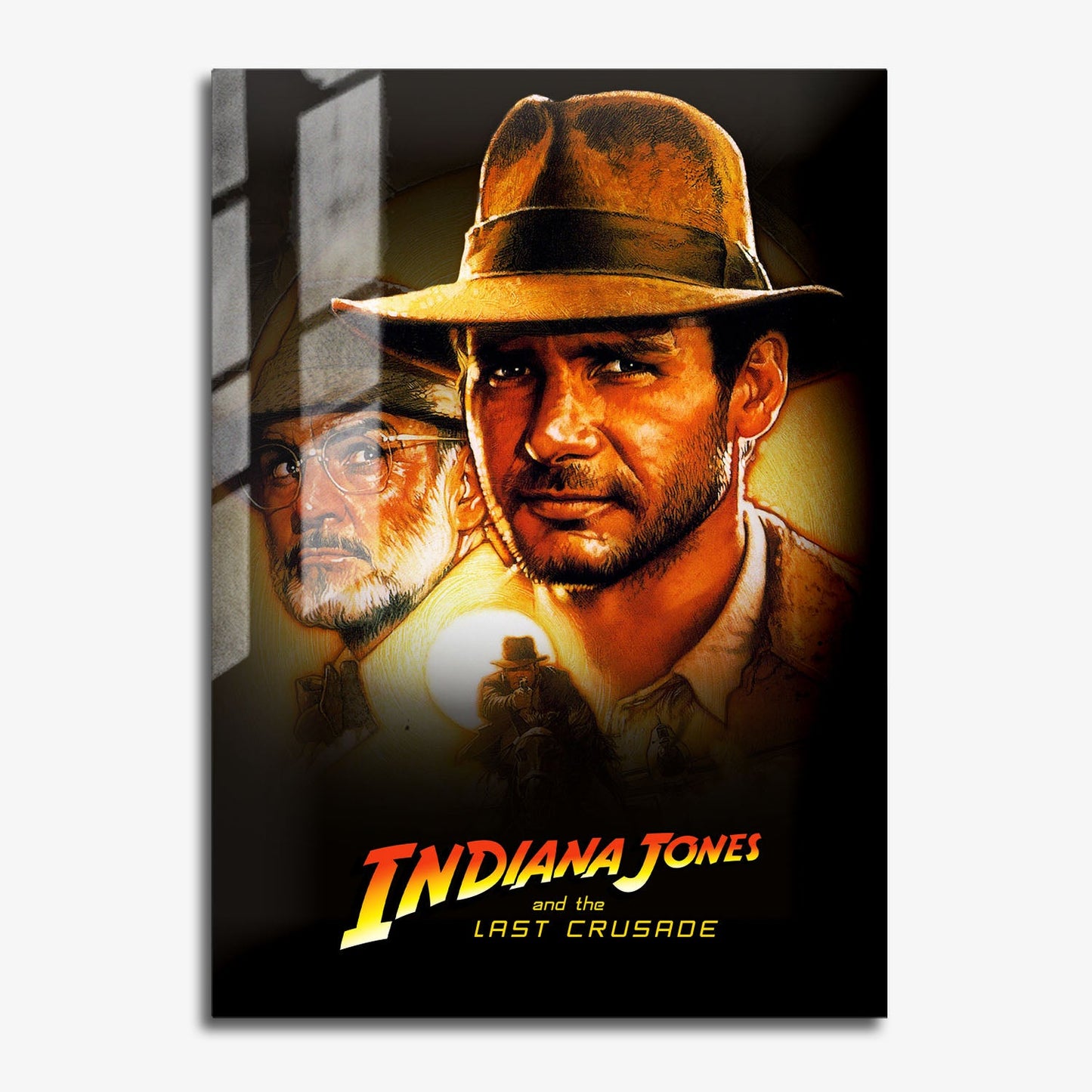 Flex Designs Metal Poster Indiana Jones and the Last Crusade 11 x 17" Home Goods - Movie 1989 Movie Metal Poster