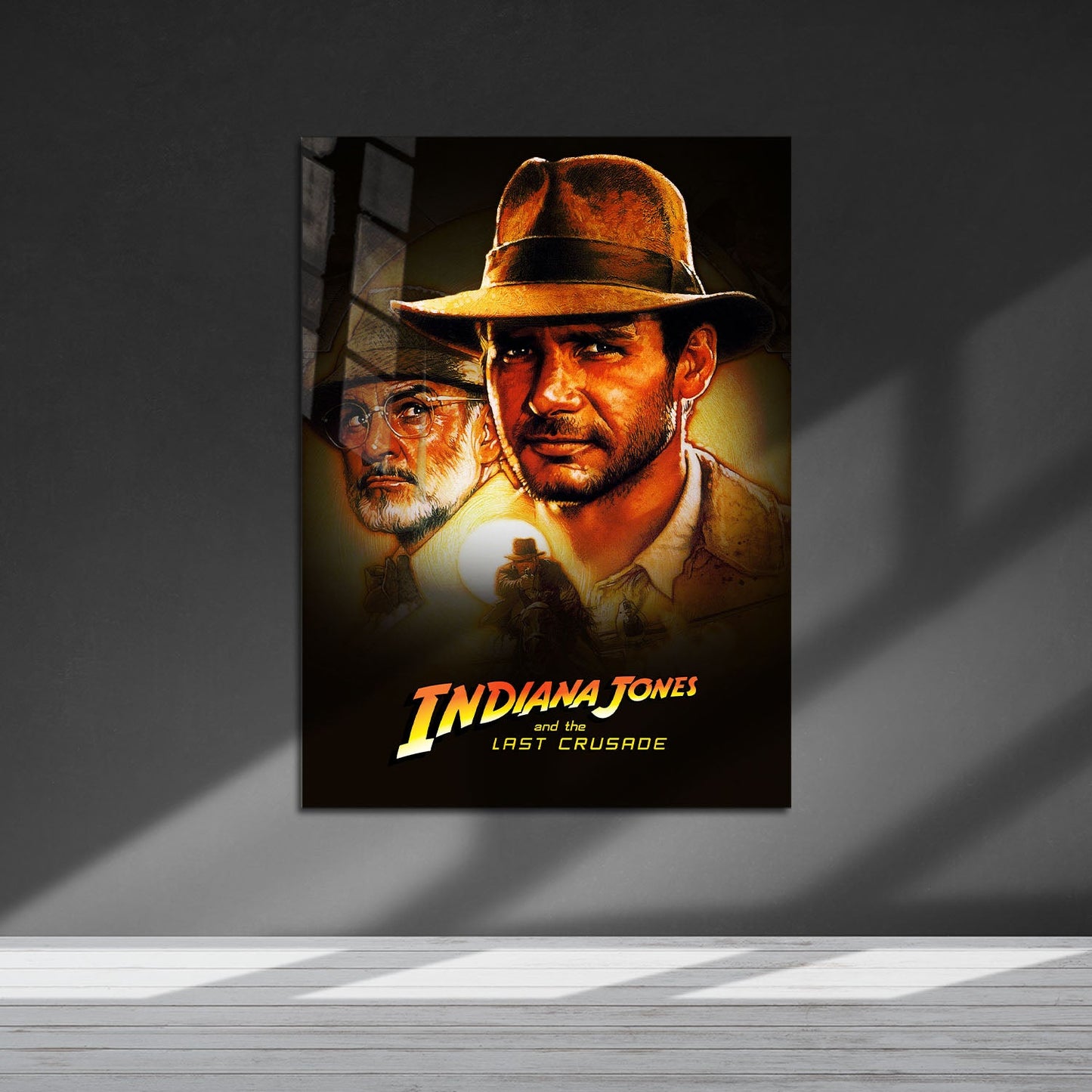 Flex Designs Metal Poster Indiana Jones and the Last Crusade 5 x 7" Home Goods - Movie 1989 Movie Metal Poster