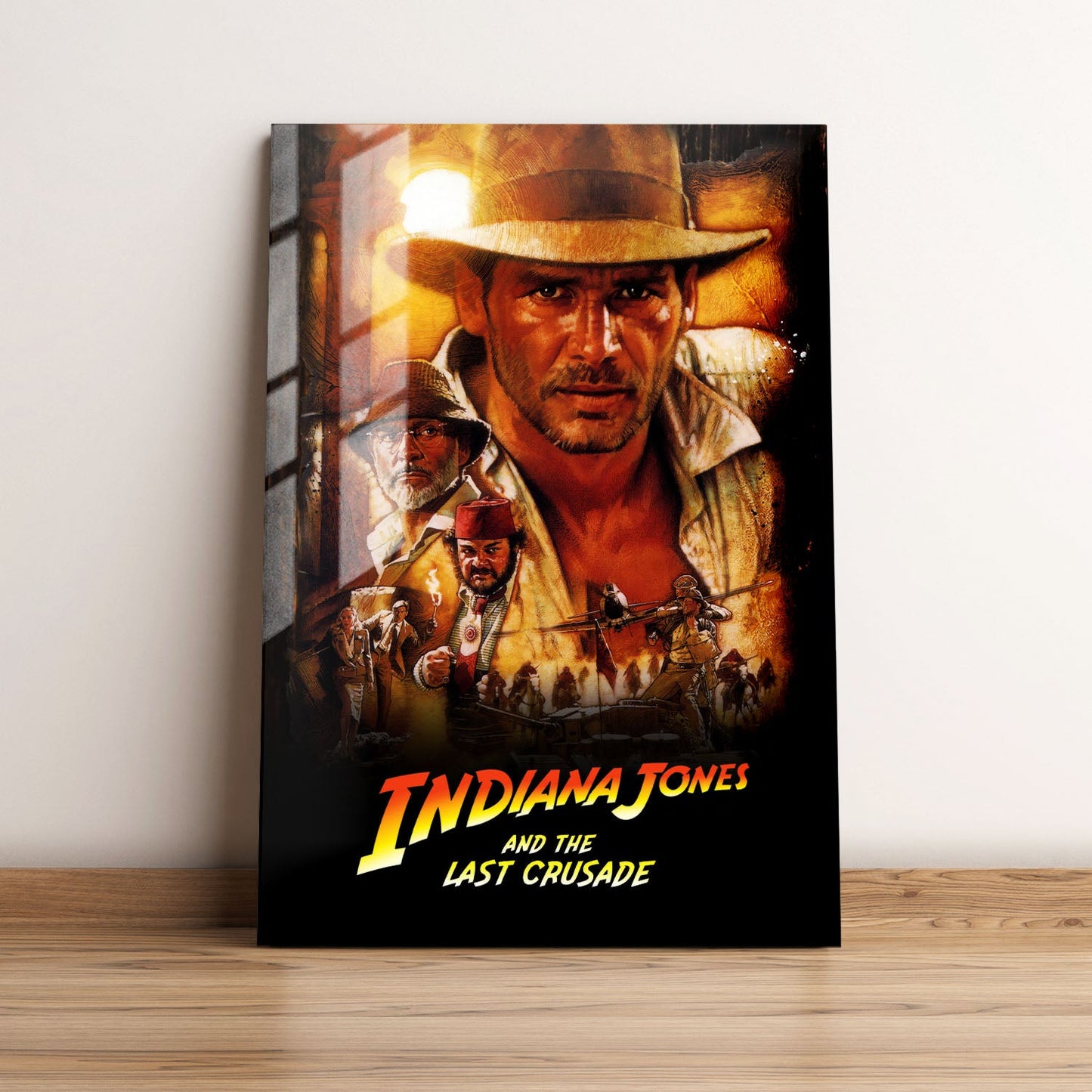 Indiana Jones and the Last Crusade Classic Movie Metal Poster