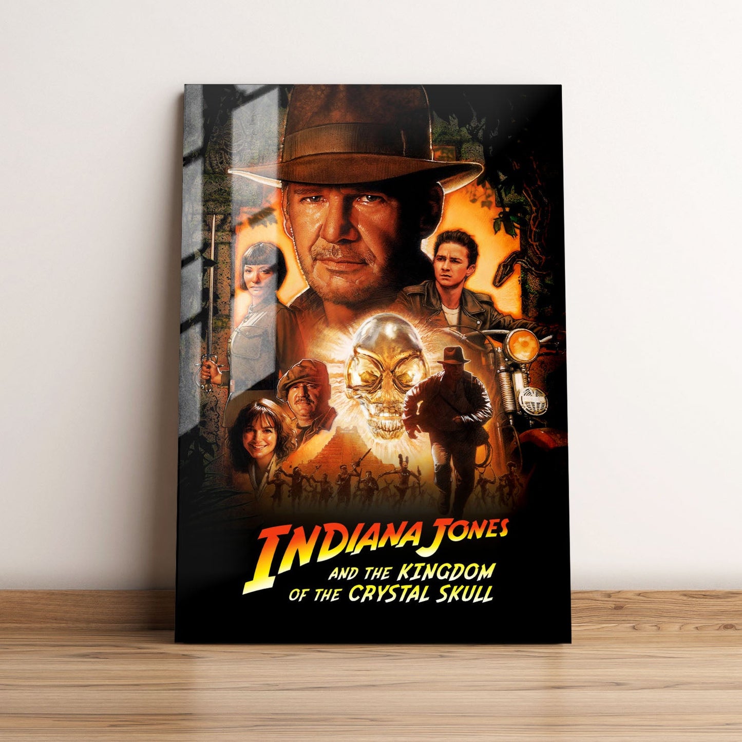 Indiana Jones and the Kingdom of the Crystal Skull Classic Movie Metal Poster