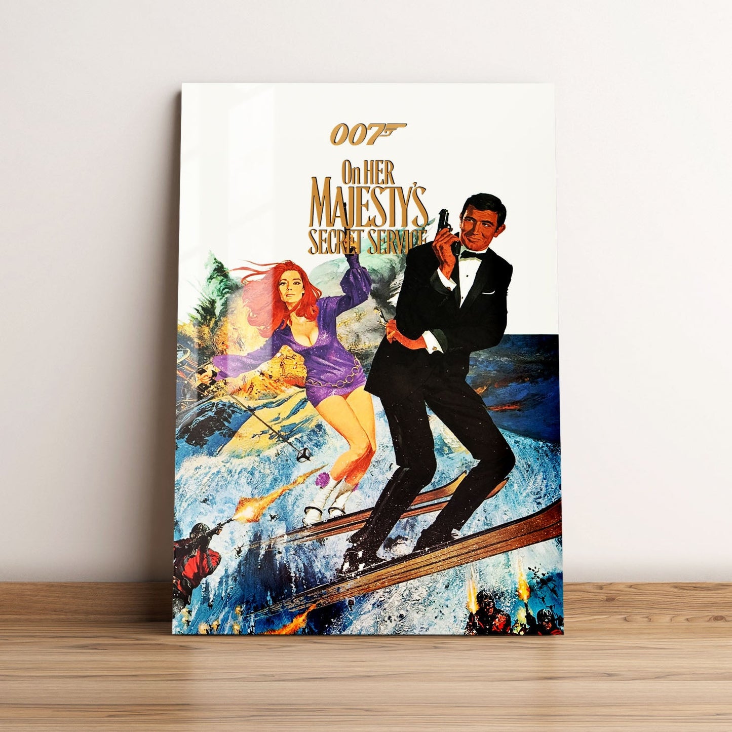 On Her Majestys Secret Service Movie Metal Poster