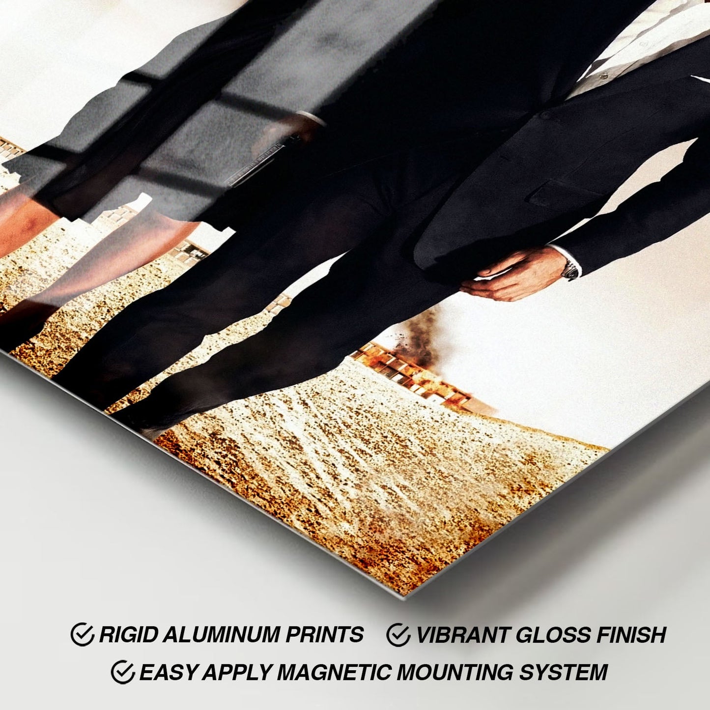 Flex Designs Metal Poster Quantum of Solace 11 x 17" Home Goods - Movie 2008 Movie Metal Poster