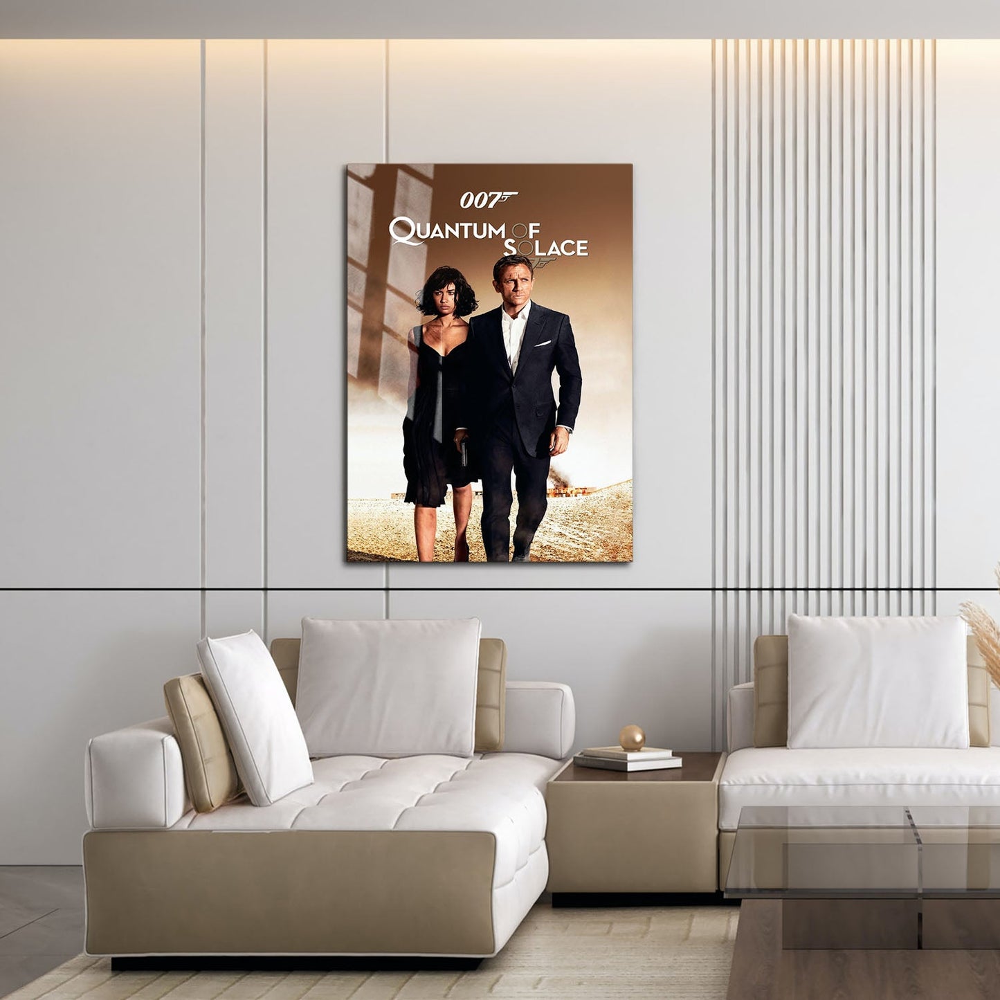 Flex Designs Metal Poster Quantum of Solace 16 x 24" Home Goods - Movie 2008 Movie Metal Poster