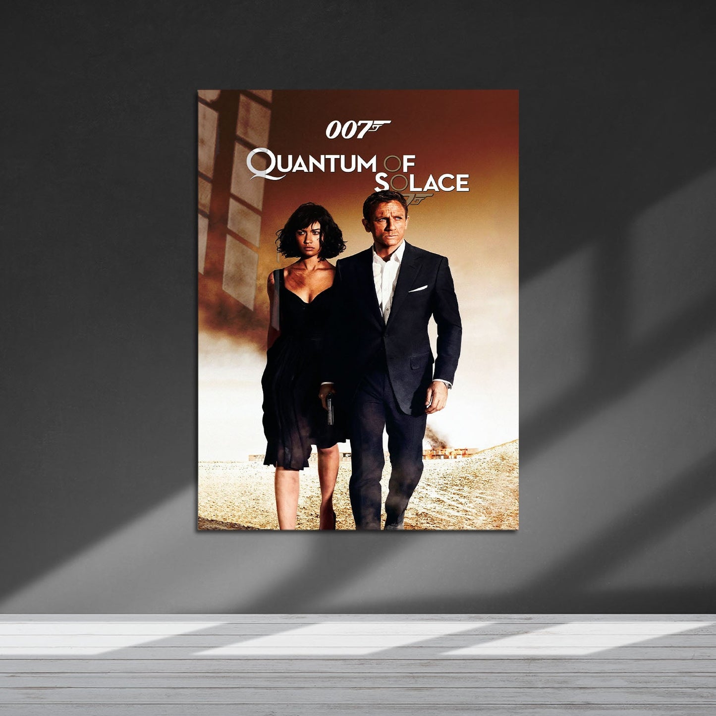 Flex Designs Metal Poster Quantum of Solace 5 x 7" Home Goods - Movie 2008 Movie Metal Poster