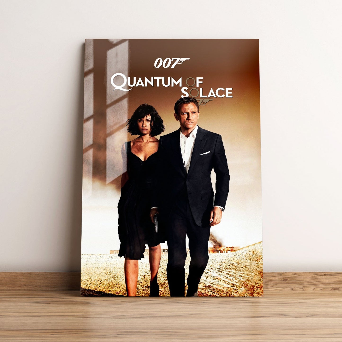 Quantum of Solace Movie Metal Poster