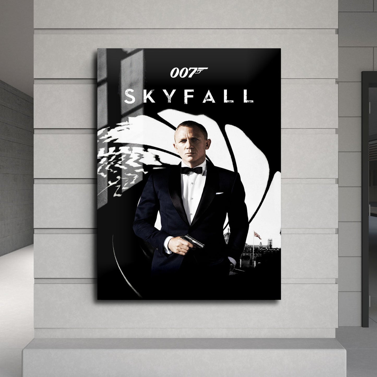 Flex Designs Metal Poster Skyfall 24 x 36" Home Goods - Movie 2012 Movie Metal Poster
