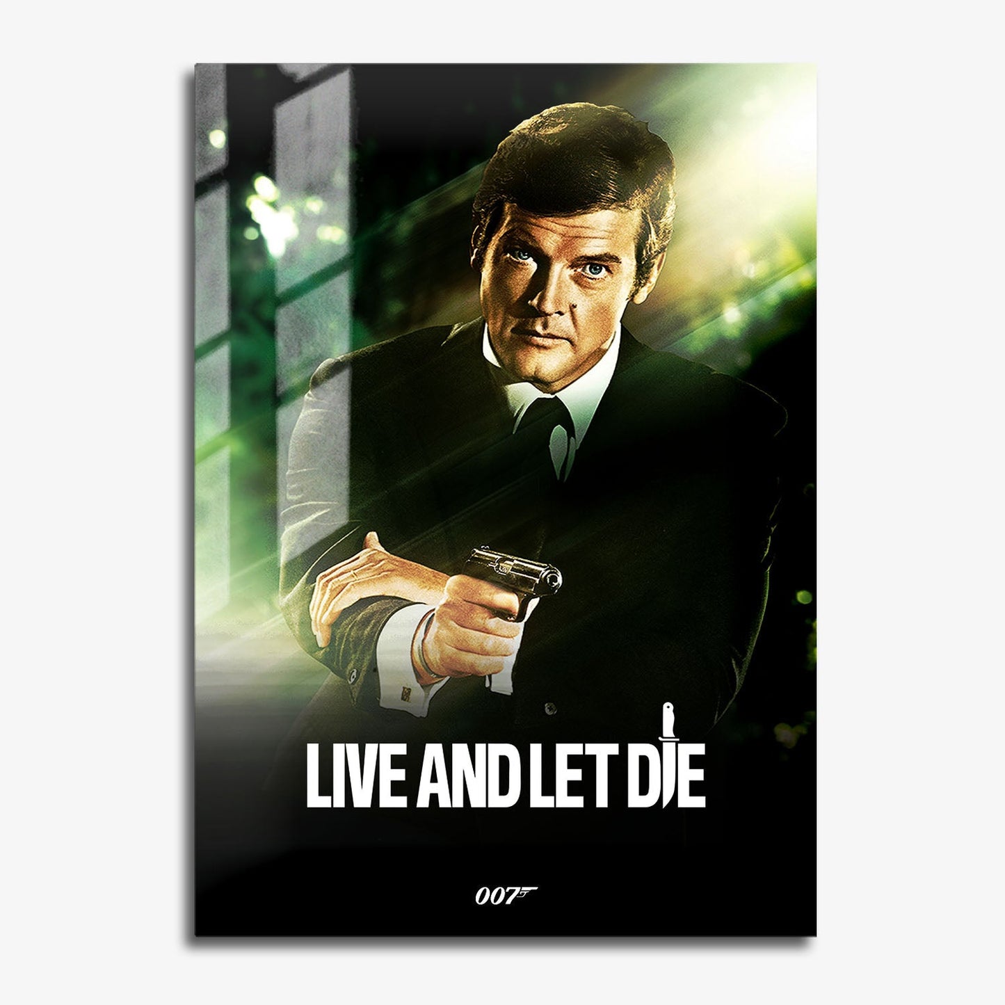Flex Designs Metal Poster Live and Let Die Classic 11 x 17" Home Goods - Movie 1973 Movie Metal Poster