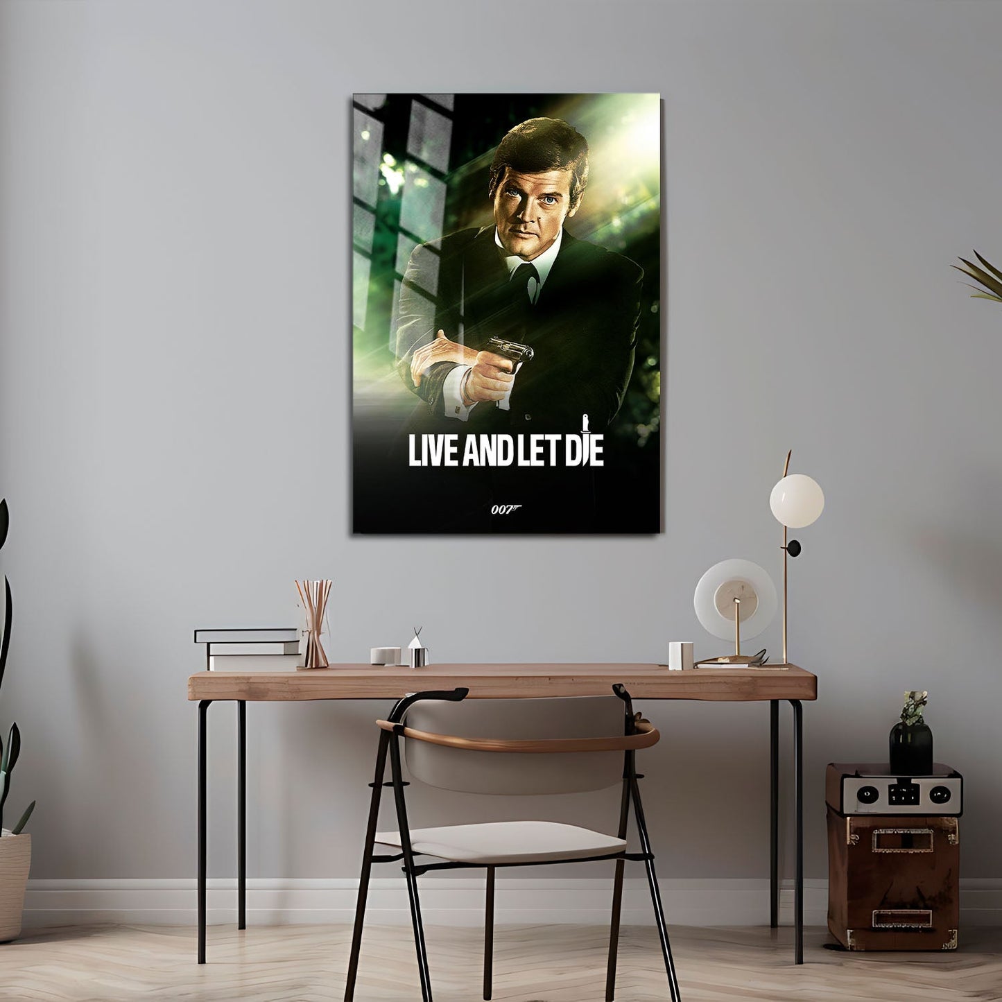 Flex Designs Metal Poster Live and Let Die Classic 24 x 36" Home Goods - Movie 1973 Movie Metal Poster