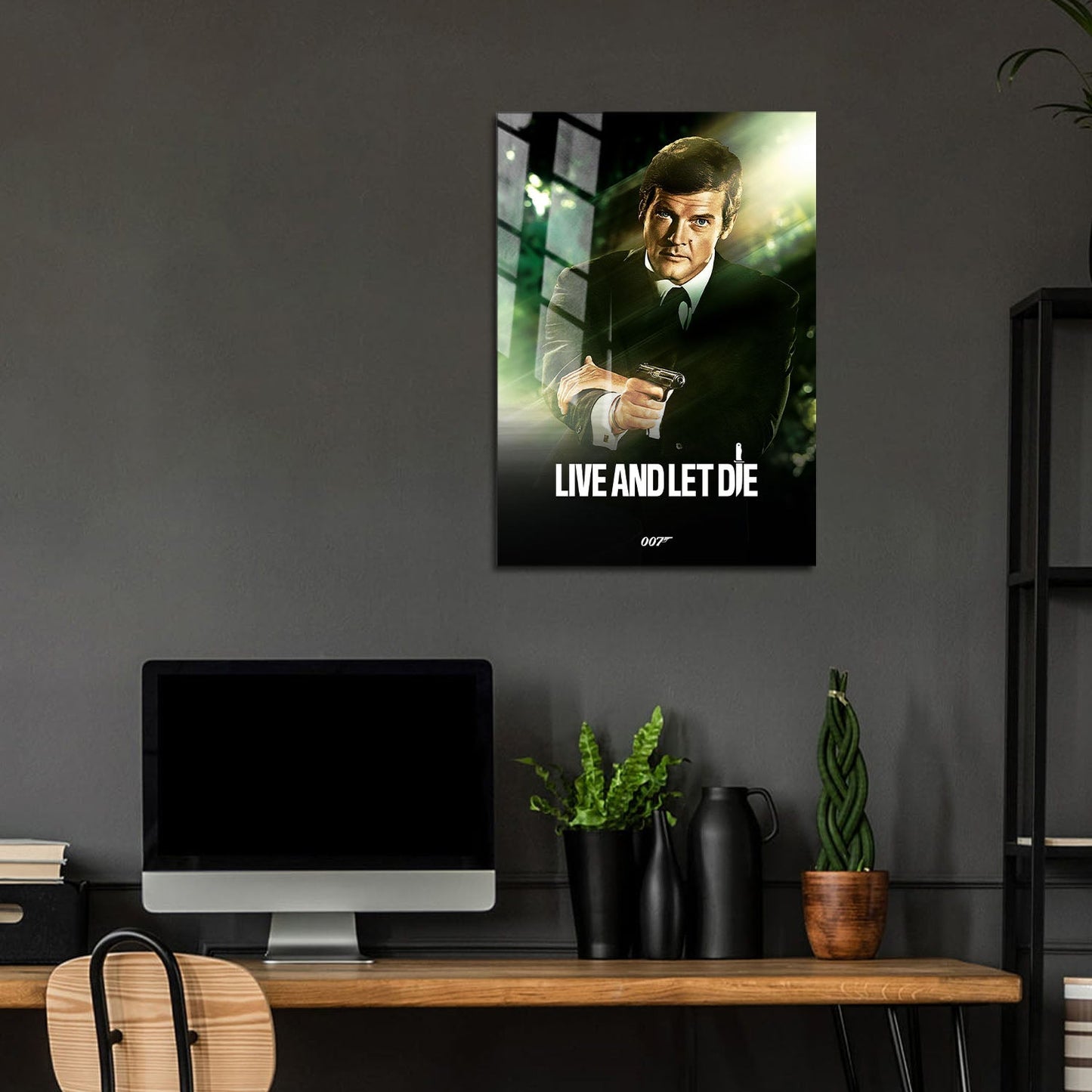 Flex Designs Metal Poster Live and Let Die Classic 5 x 7" Home Goods - Movie 1973 Movie Metal Poster