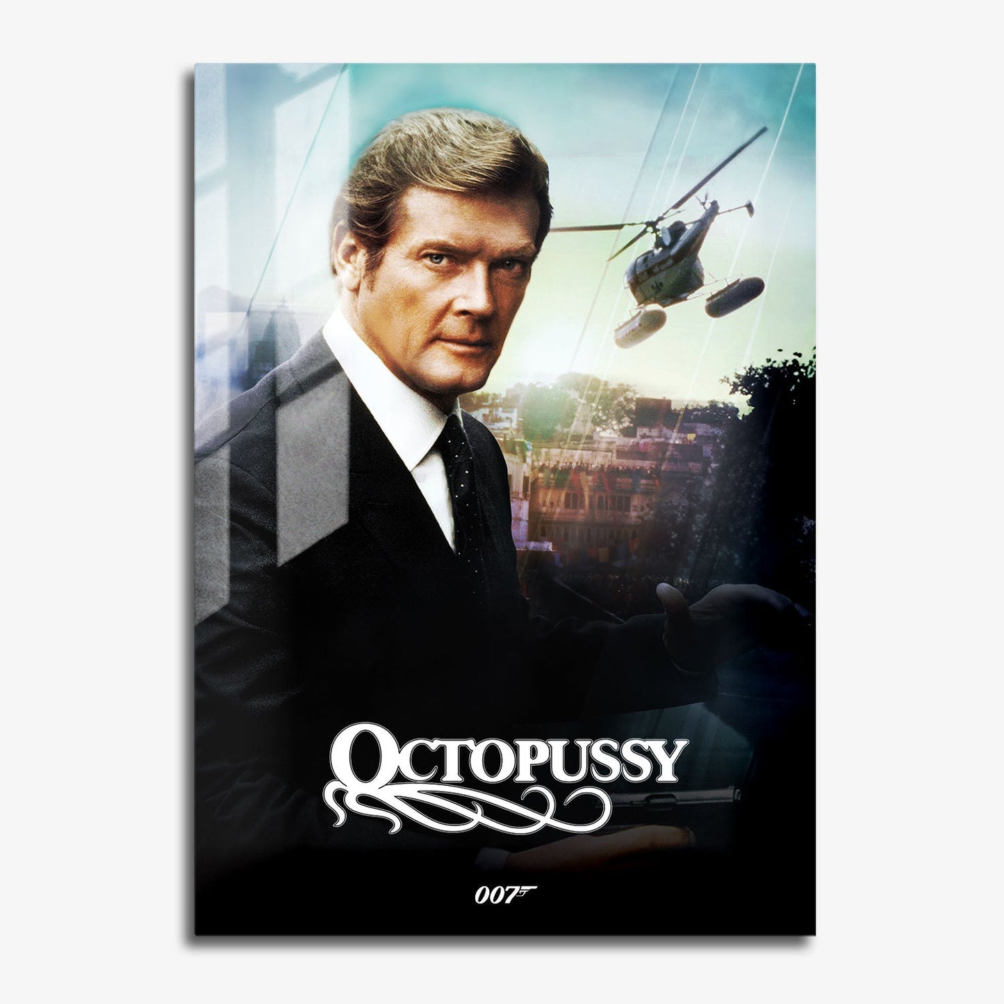 Flex Designs Metal Poster Octopussy Classic 11 x 17" Home Goods - Movie 1983 Movie Metal Poster