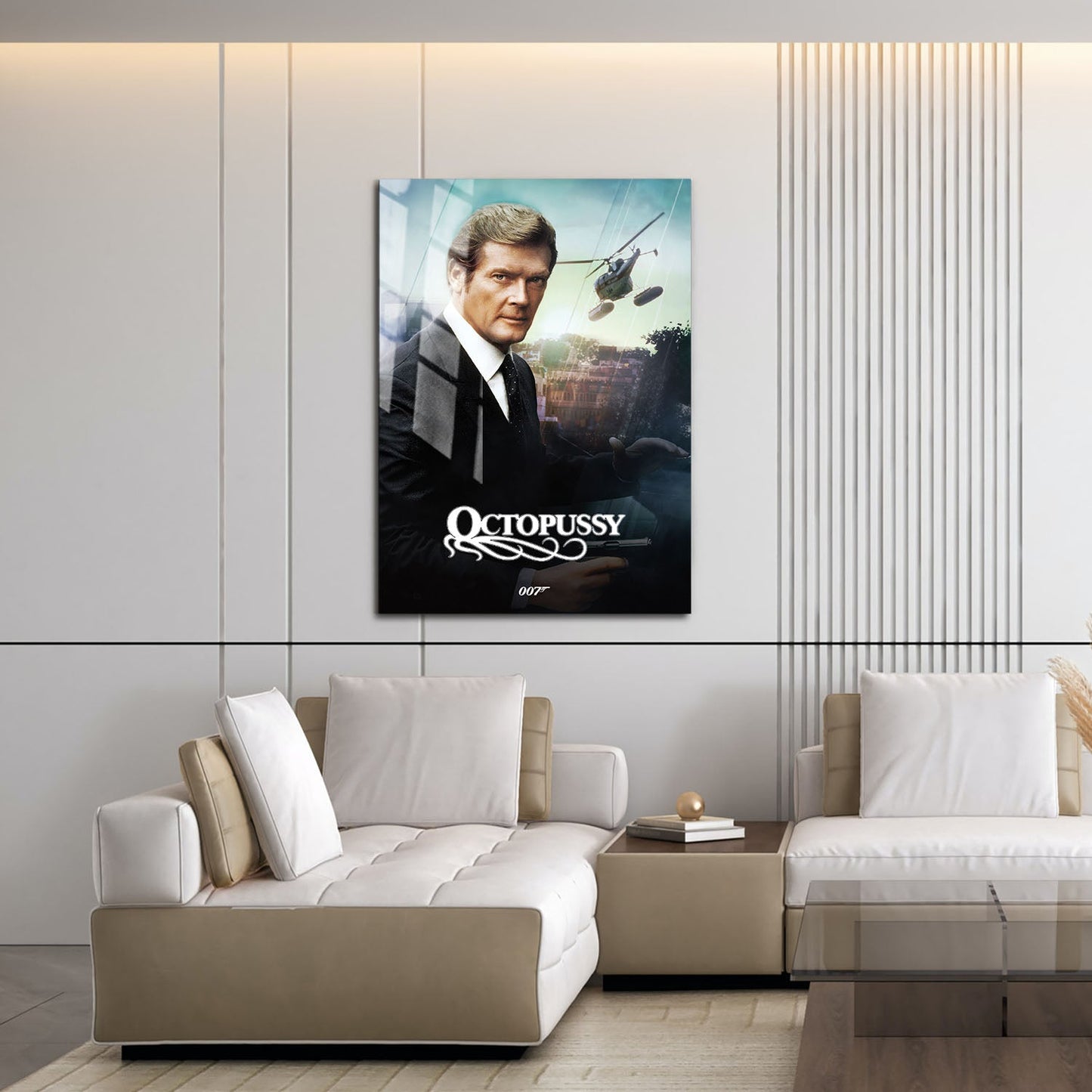 Flex Designs Metal Poster Octopussy Classic 16 x 24" Home Goods - Movie 1983 Movie Metal Poster