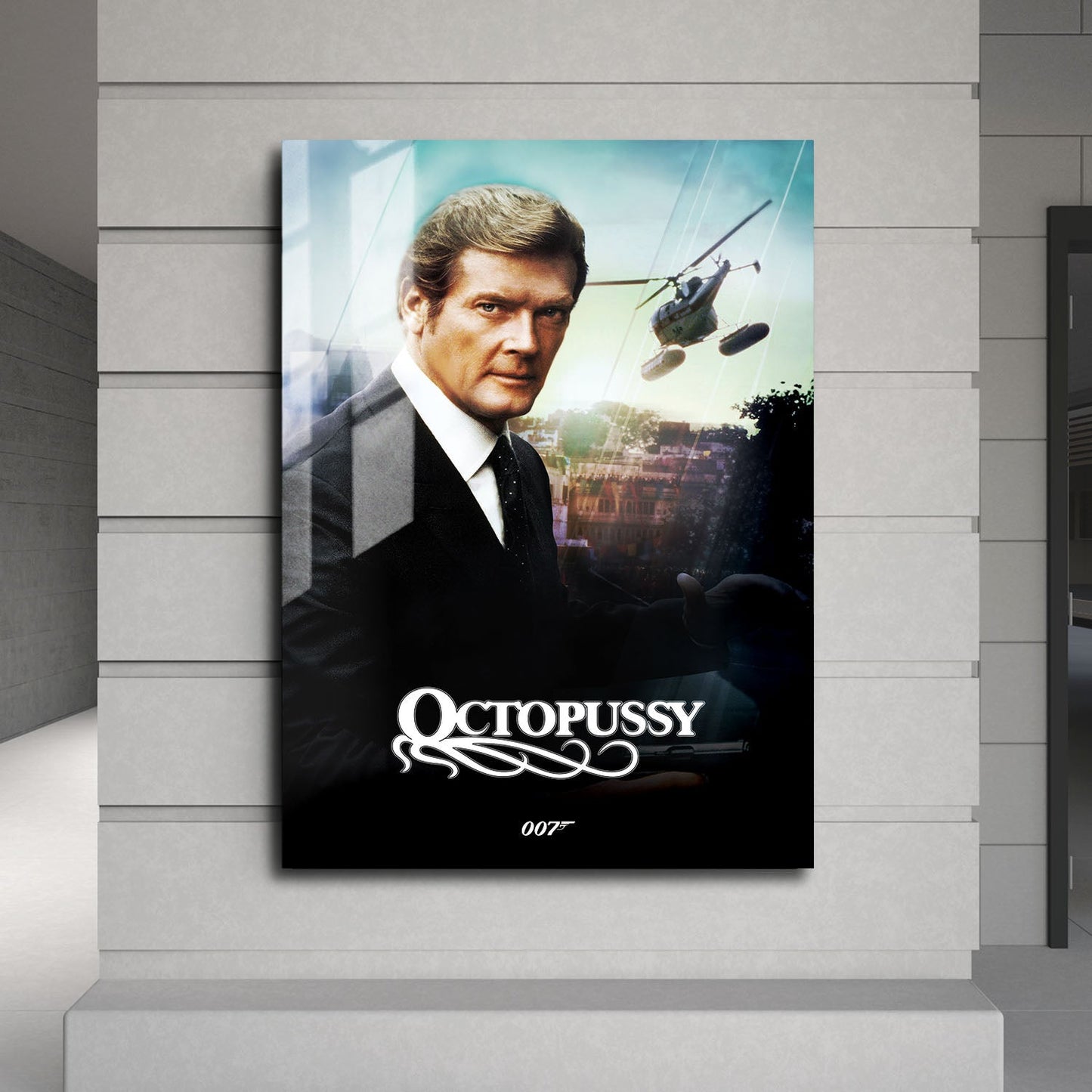Flex Designs Metal Poster Octopussy Classic 24 x 36" Home Goods - Movie 1983 Movie Metal Poster