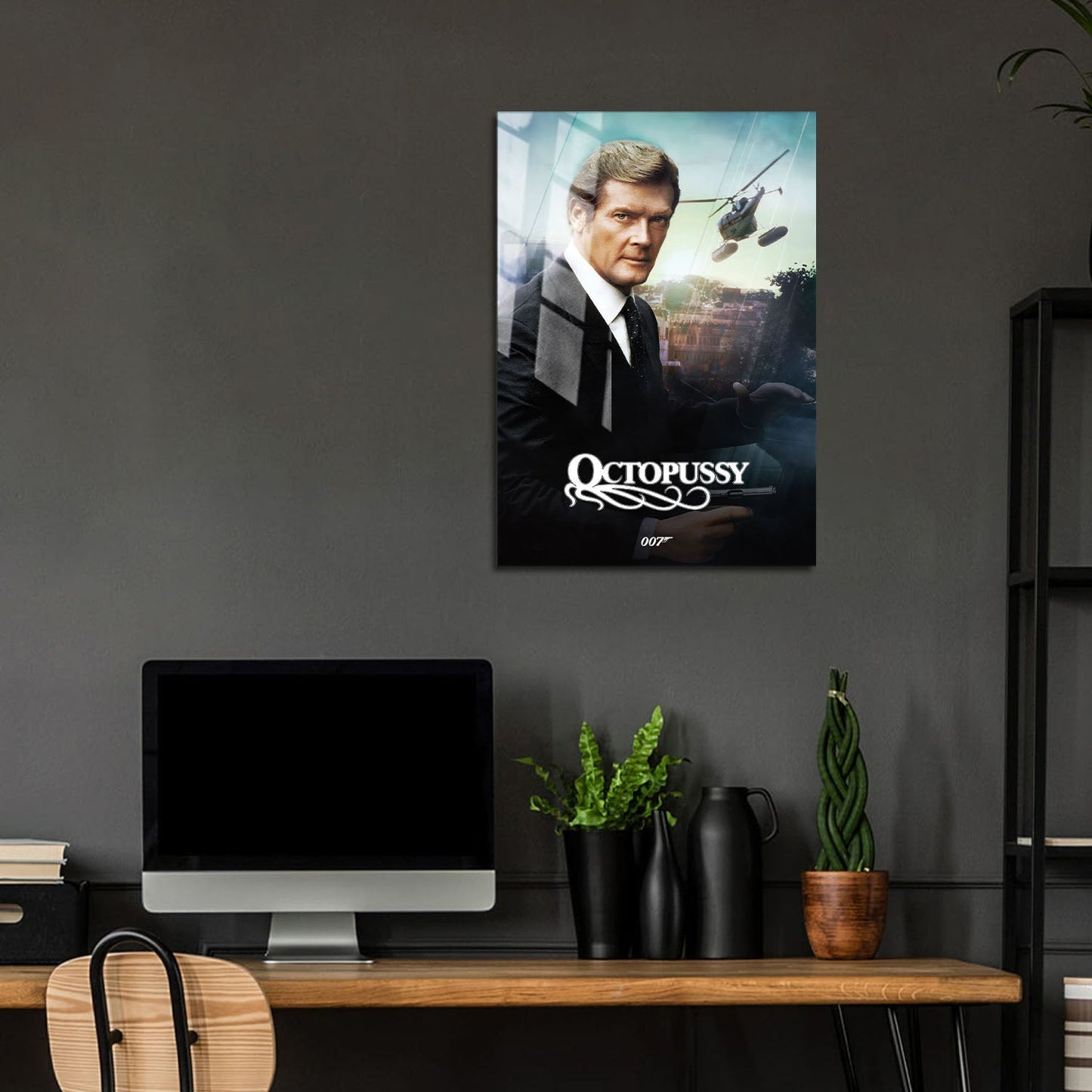 Flex Designs Metal Poster Octopussy Classic 5 x 7" Home Goods - Movie 1983 Movie Metal Poster