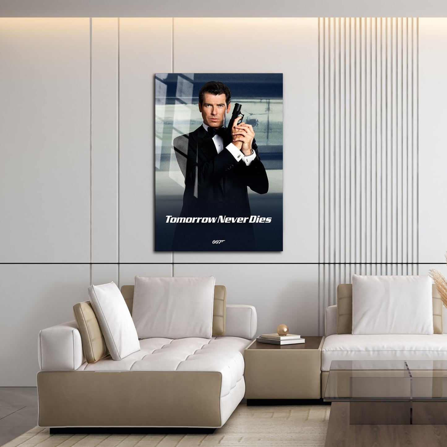 Flex Designs Metal Poster Tomorrow Never Dies Classic 16 x 24" Home Goods - Movie 1997 Movie Metal Poster