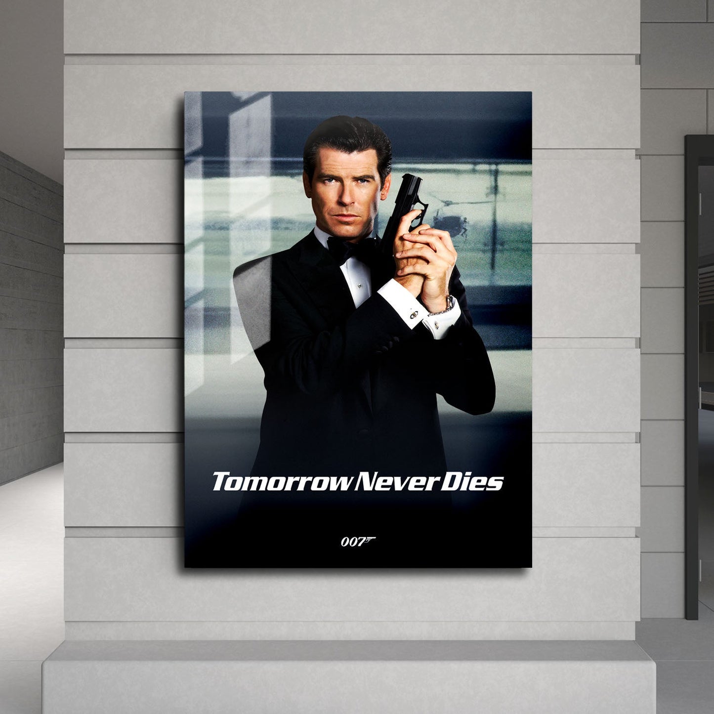 Flex Designs Metal Poster Tomorrow Never Dies Classic 24 x 36" Home Goods - Movie 1997 Movie Metal Poster