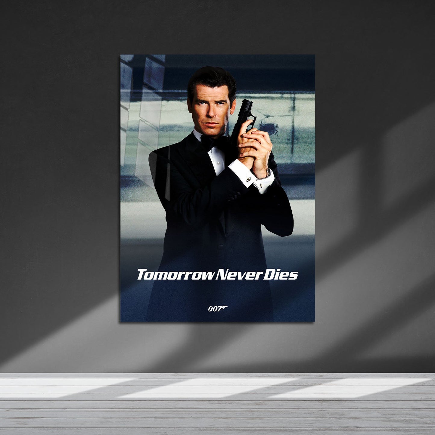 Flex Designs Metal Poster Tomorrow Never Dies Classic 5 x 7" Home Goods - Movie 1997 Movie Metal Poster