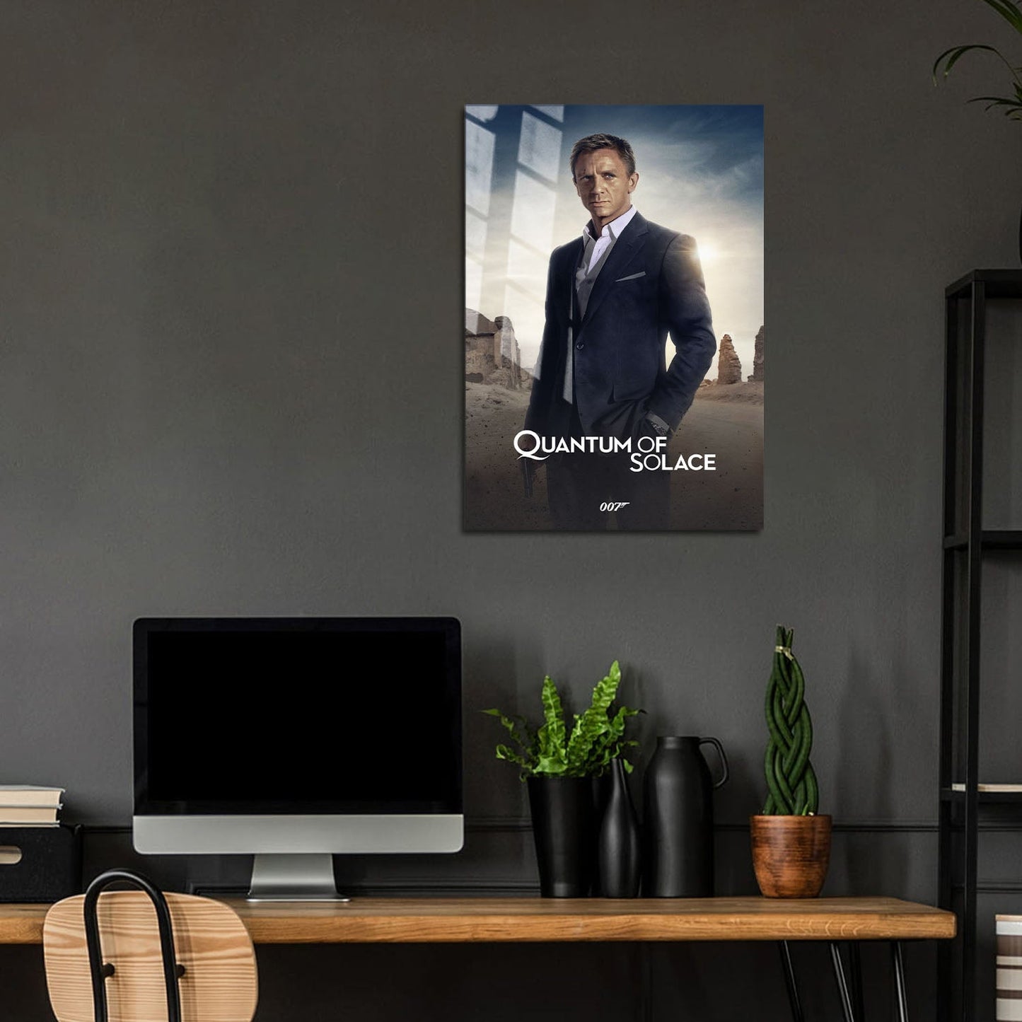 Flex Designs Metal Poster Quantum of Solace Classic 5 x 7" Home Goods - Movie 2008 Movie Metal Poster