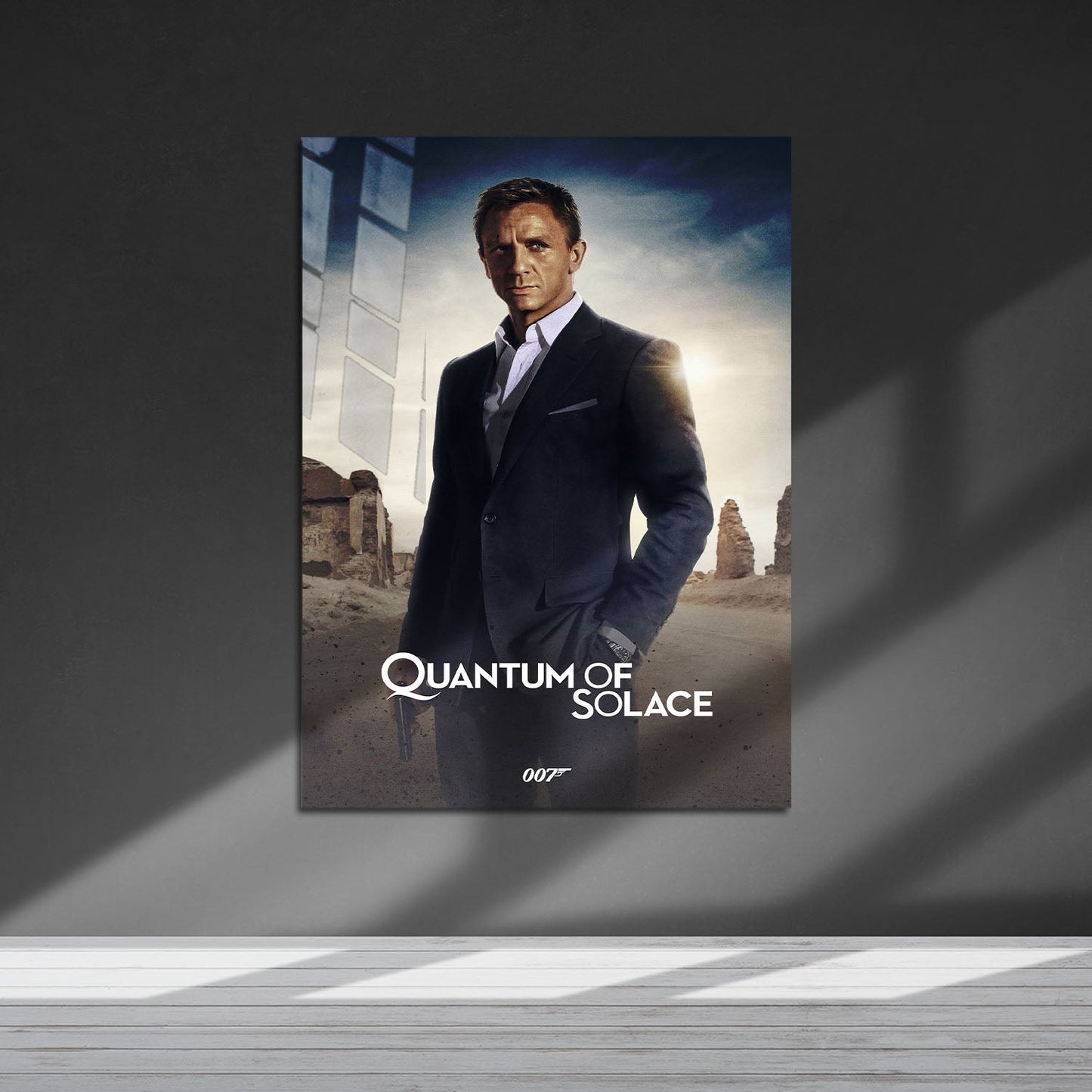 Flex Designs Metal Poster Quantum of Solace Classic 5 x 7" Home Goods - Movie 2008 Movie Metal Poster