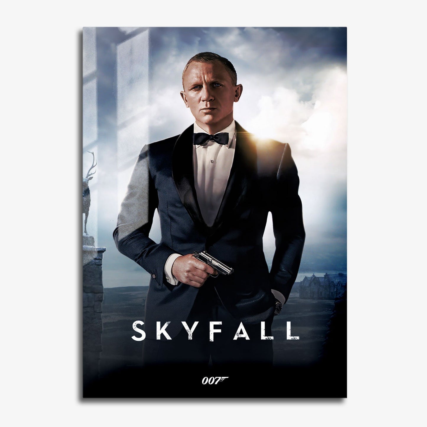 Flex Designs Metal Poster Skyfall Classic 11 x 17" Home Goods - Movie 2012 Movie Metal Poster