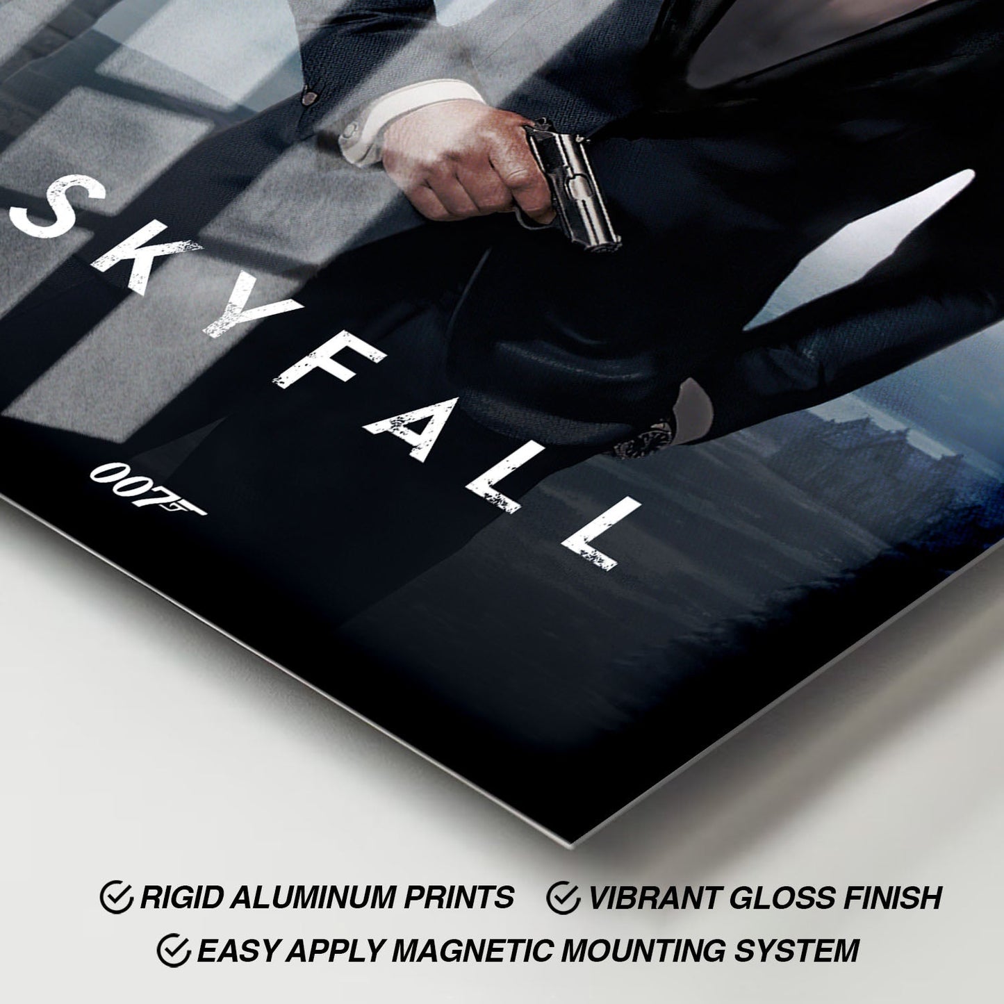 Flex Designs Metal Poster Skyfall Classic 11 x 17" Home Goods - Movie 2012 Movie Metal Poster