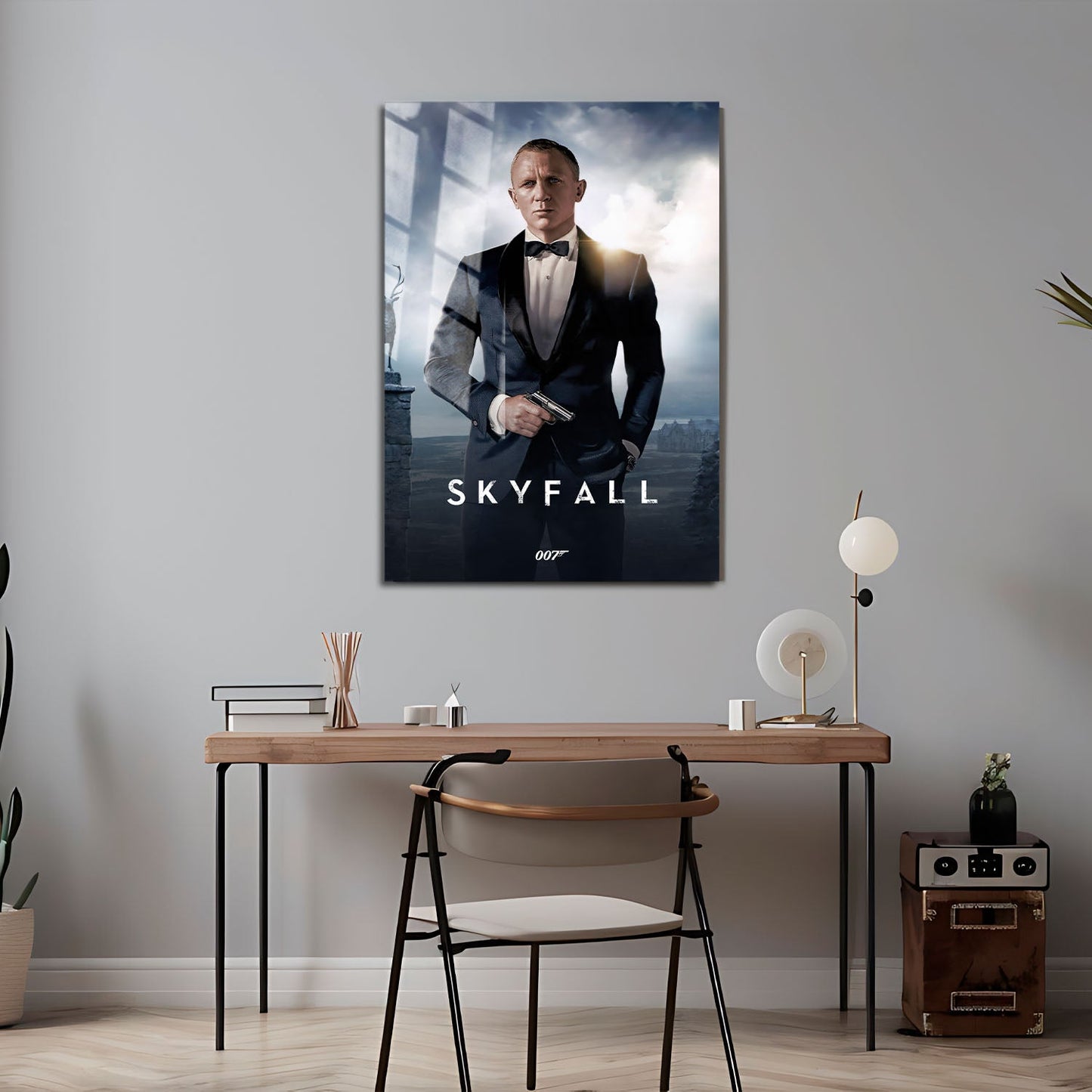 Flex Designs Metal Poster Skyfall Classic 24 x 36" Home Goods - Movie 2012 Movie Metal Poster
