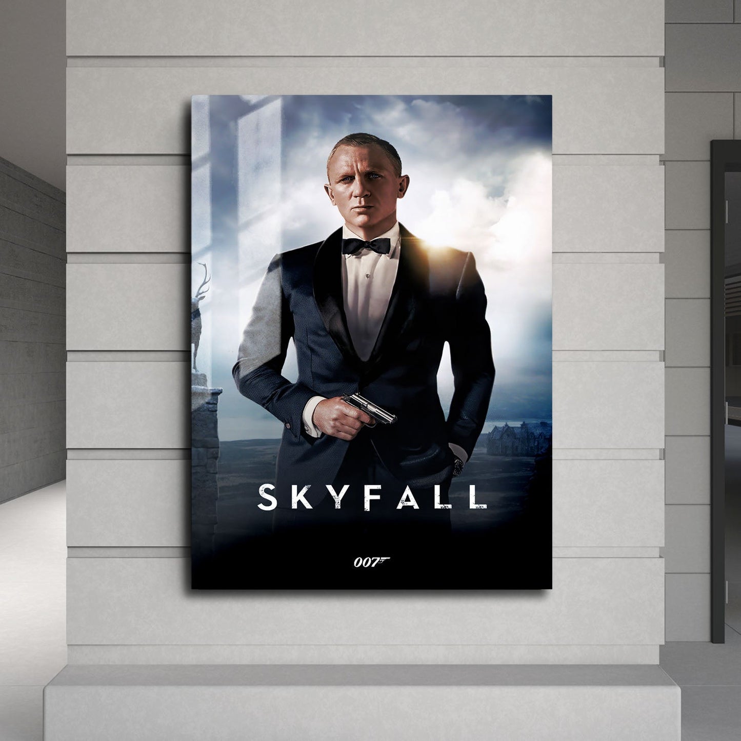 Flex Designs Metal Poster Skyfall Classic 24 x 36" Home Goods - Movie 2012 Movie Metal Poster