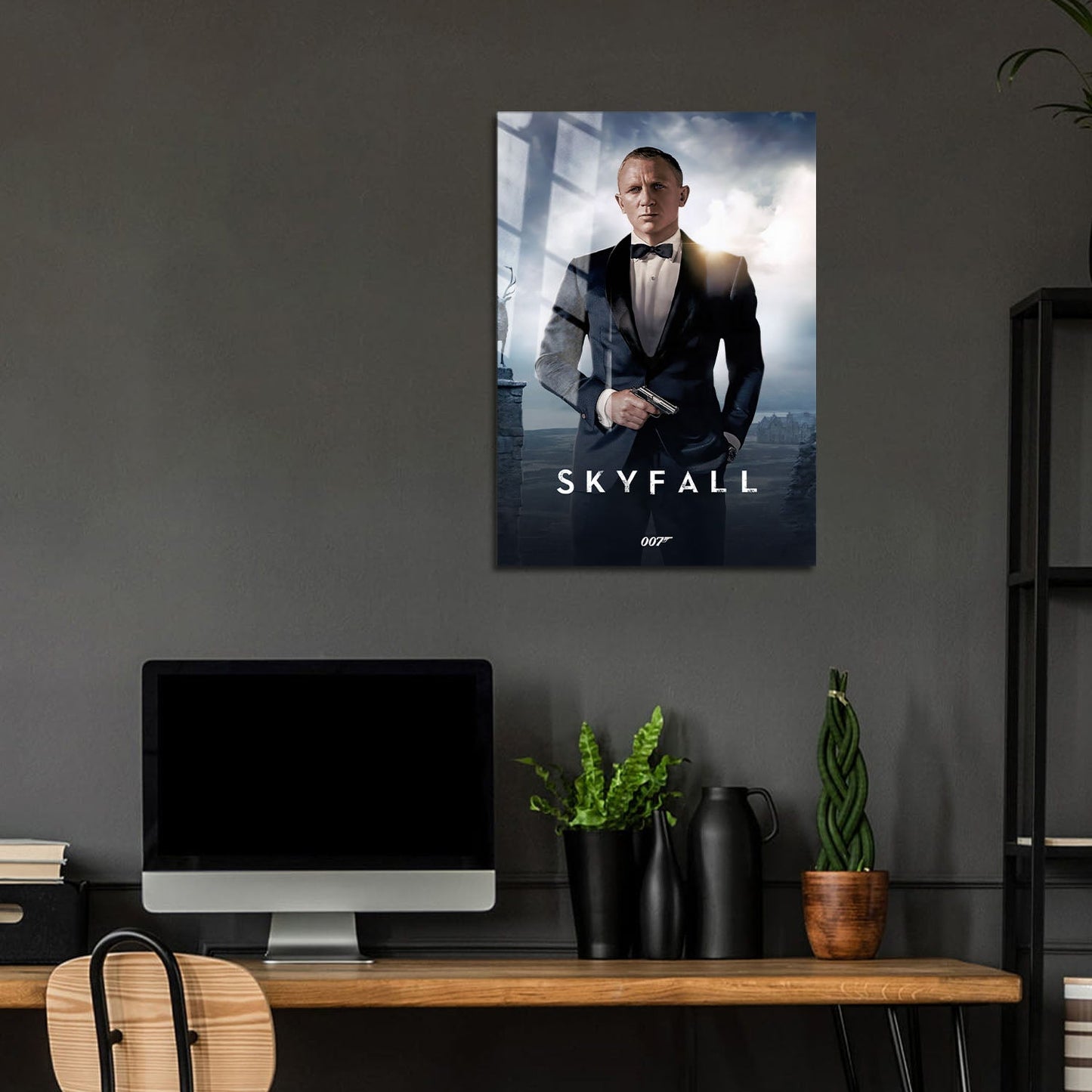 Flex Designs Metal Poster Skyfall Classic 5 x 7" Home Goods - Movie 2012 Movie Metal Poster