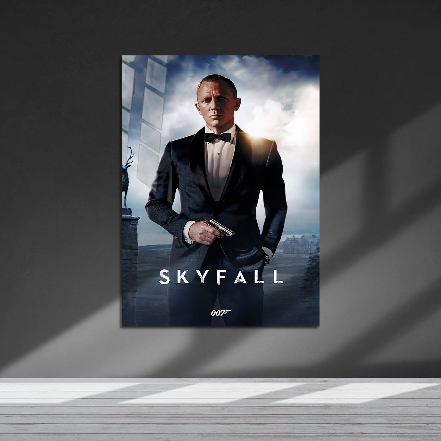 Flex Designs Metal Poster Skyfall Classic 5 x 7" Home Goods - Movie 2012 Movie Metal Poster
