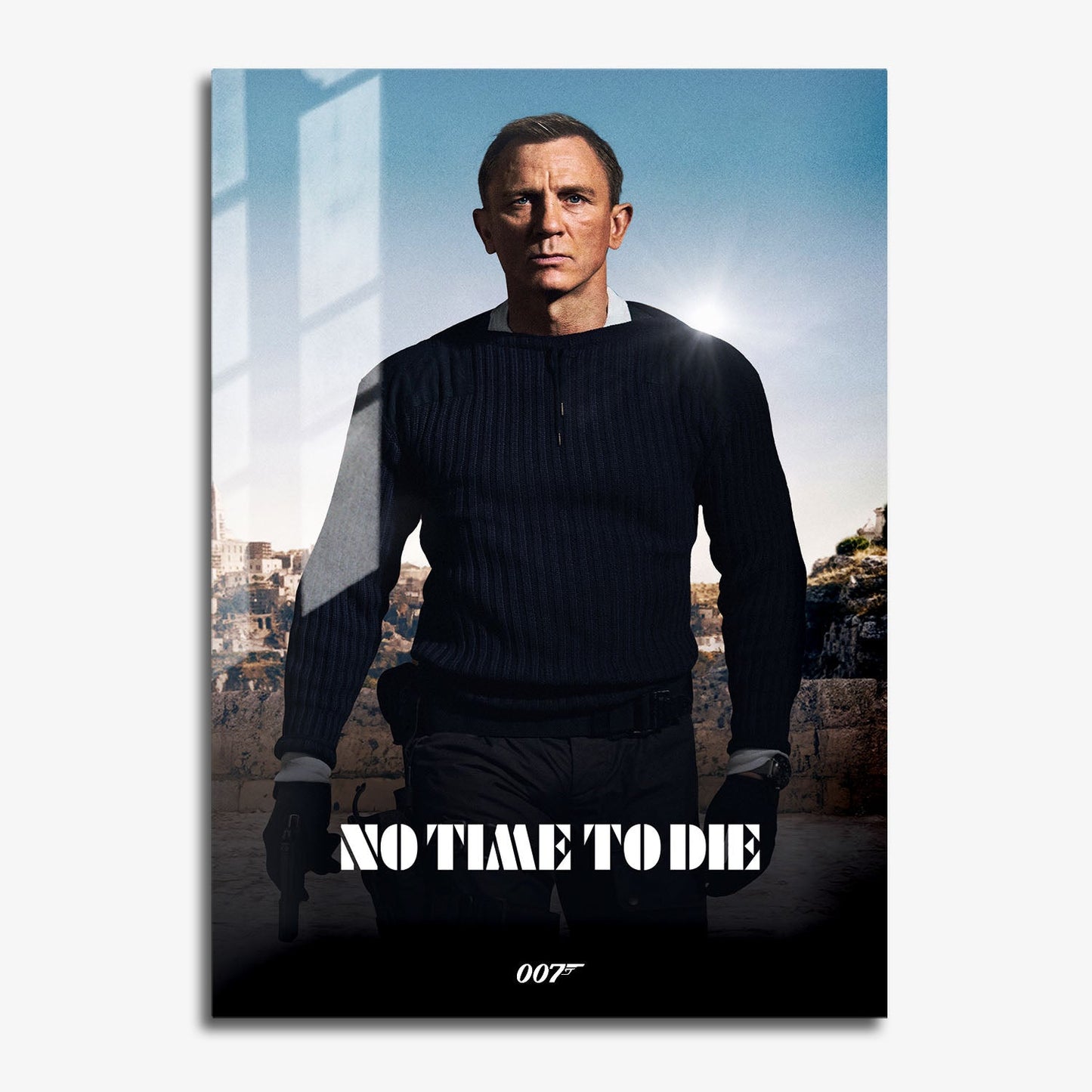 Flex Designs Metal Poster No Time to Die Classic 11 x 17" Home Goods - Movie 2021 Movie Metal Poster