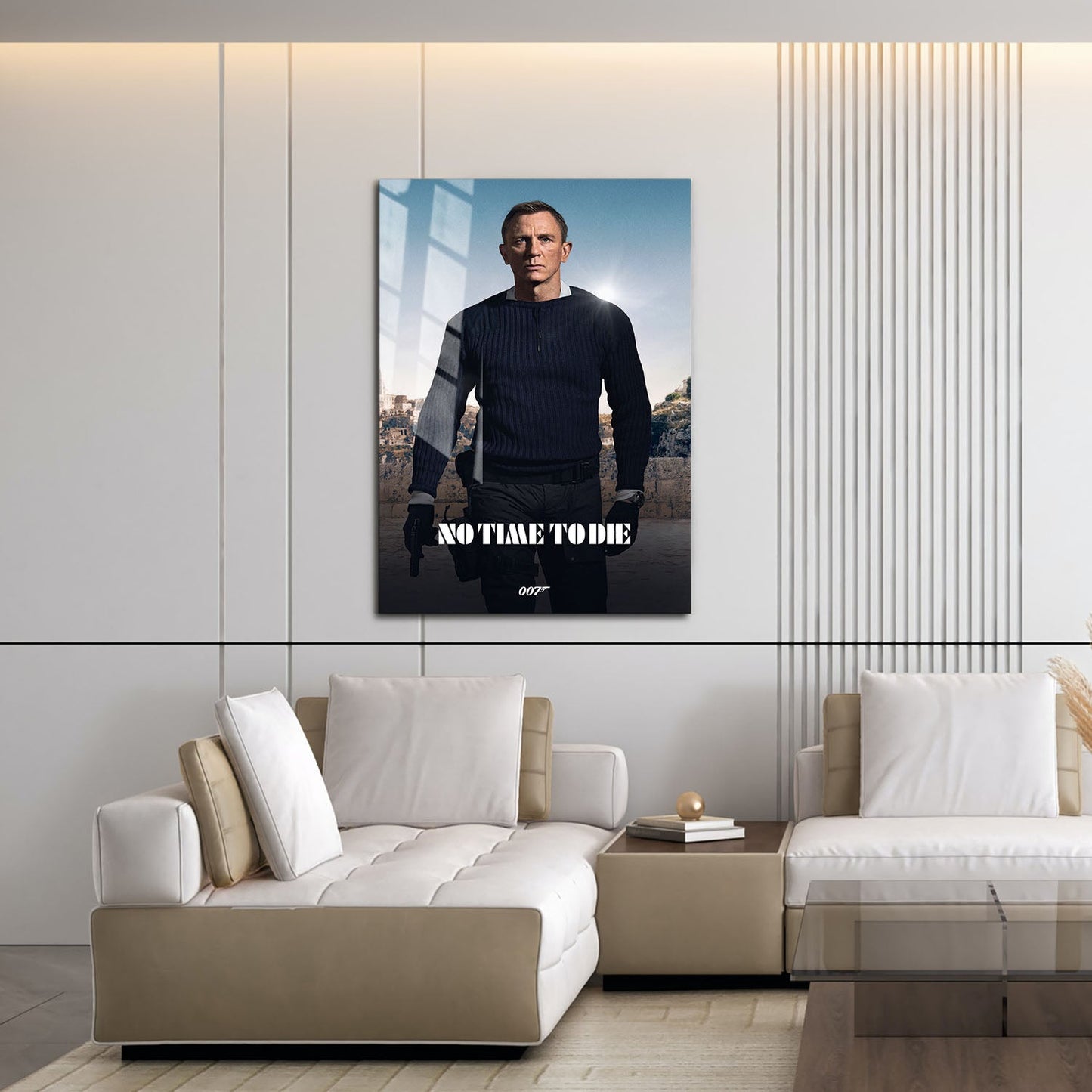 Flex Designs Metal Poster No Time to Die Classic 16 x 24" Home Goods - Movie 2021 Movie Metal Poster