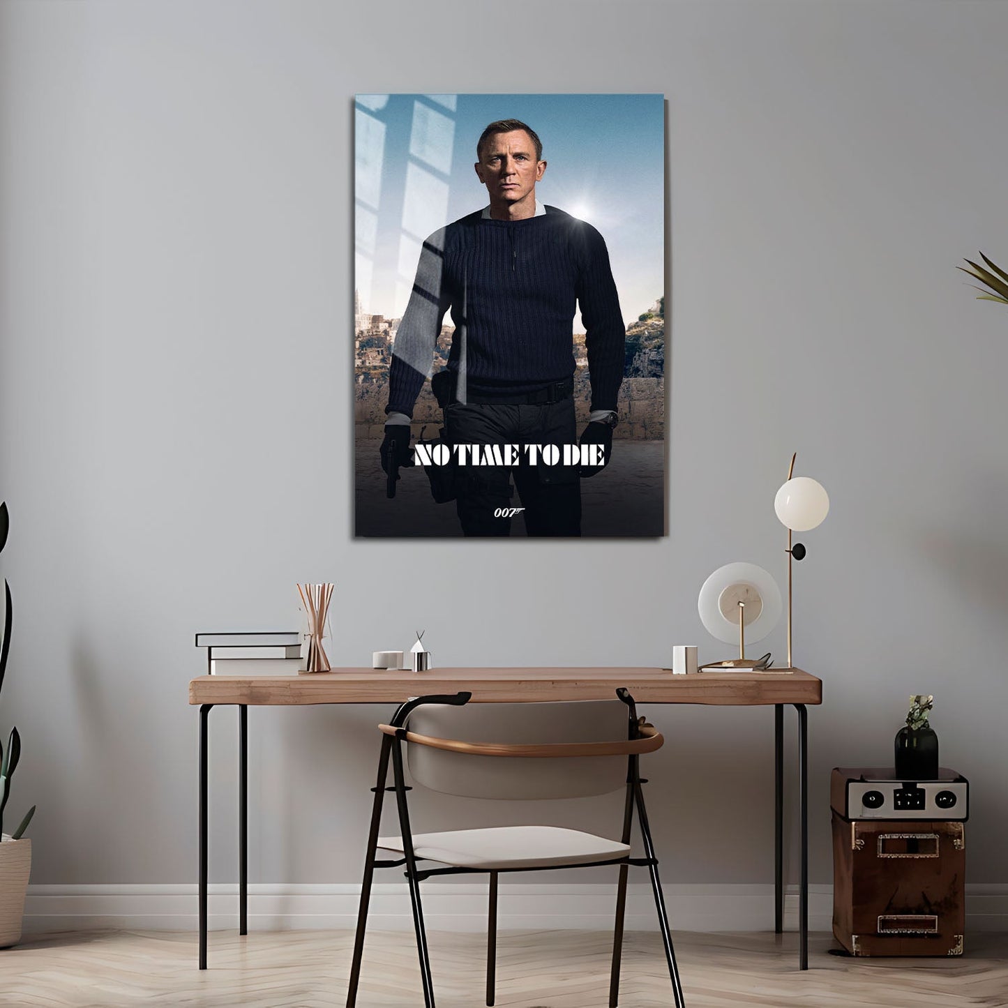 Flex Designs Metal Poster No Time to Die Classic 24 x 36" Home Goods - Movie 2021 Movie Metal Poster