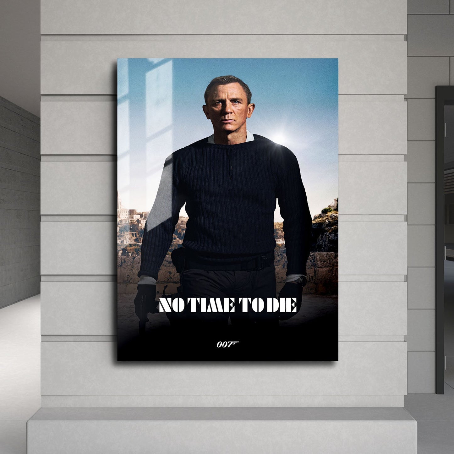 Flex Designs Metal Poster No Time to Die Classic 24 x 36" Home Goods - Movie 2021 Movie Metal Poster