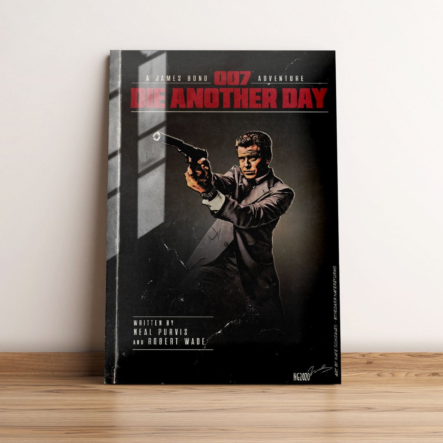 Die Another Day Minimalist Movie Metal Poster