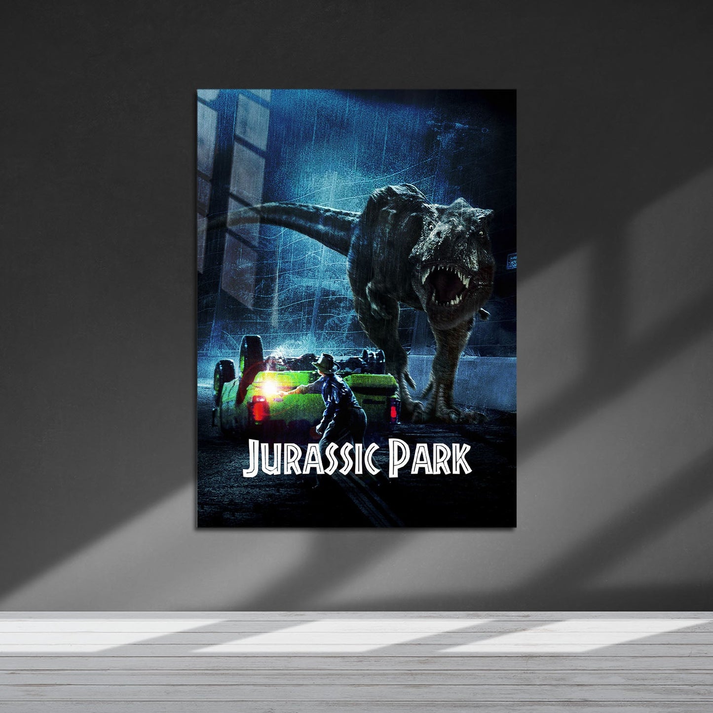 Flex Designs Metal Poster Jurassic Park Classic 5 x 7" Home Goods - Movie 1993 Movie Metal Poster