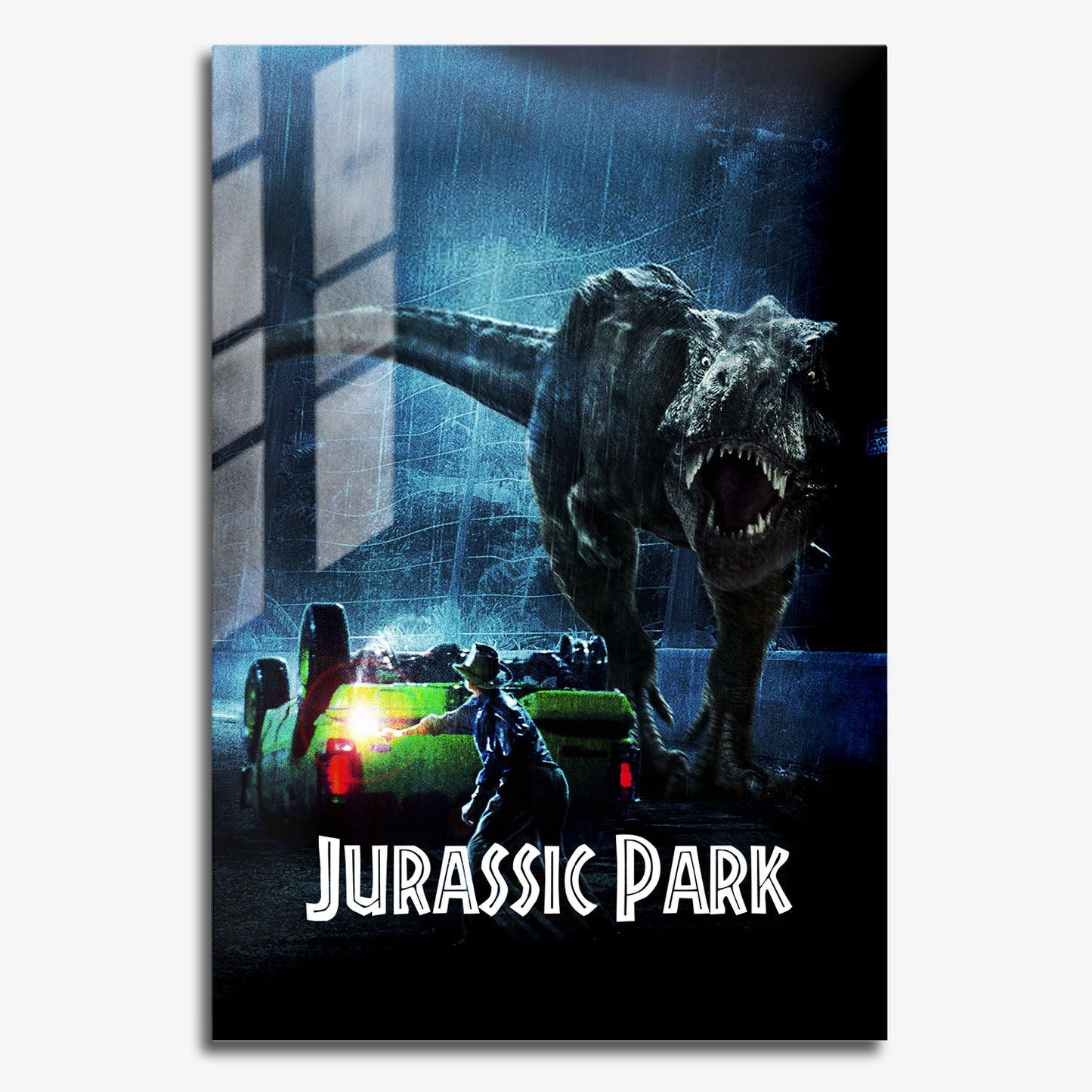 Flex Designs Metal Poster Jurassic Park Classic 11 x 17" Home Goods - Movie 1993 Movie Metal Poster