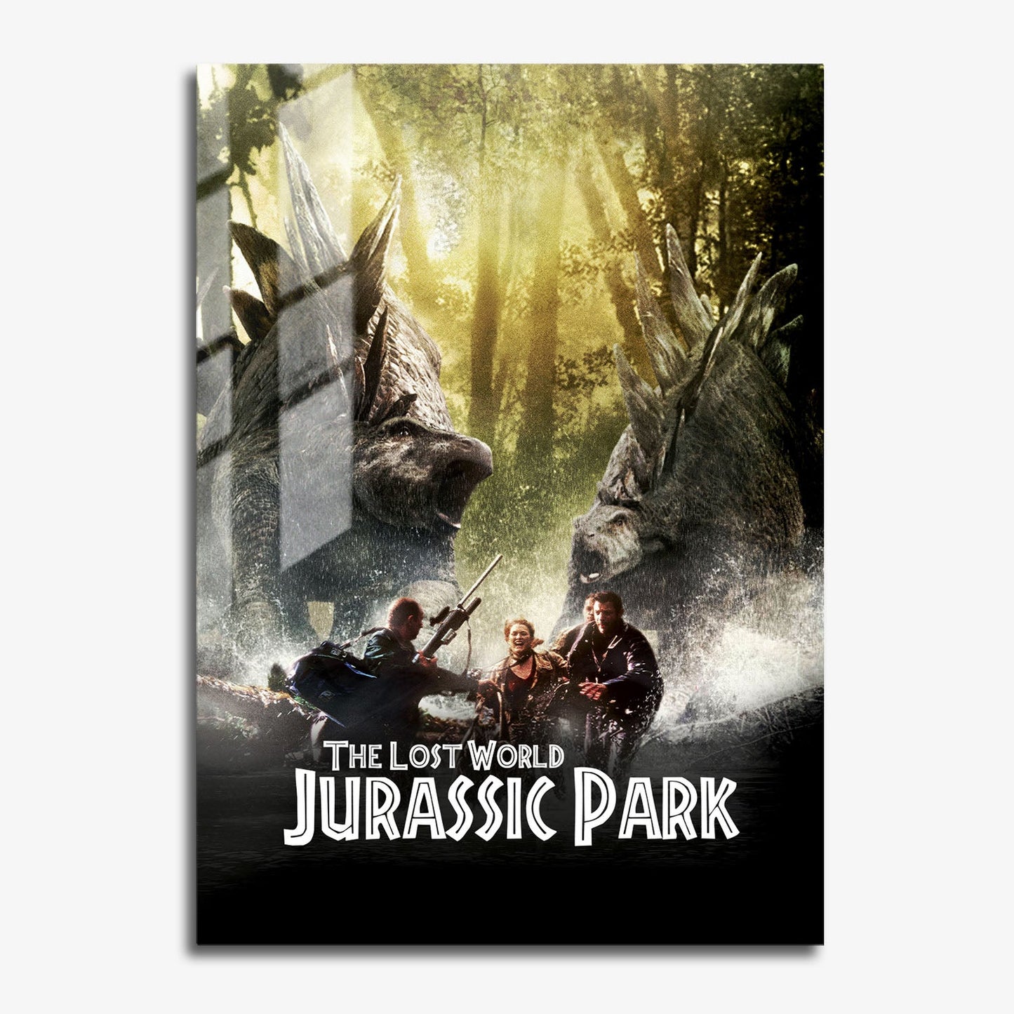 Flex Designs Metal Poster The Lost World Jurassic Park Classic 11 x 17" Home Goods - Movie 1997 Movie Metal Poster