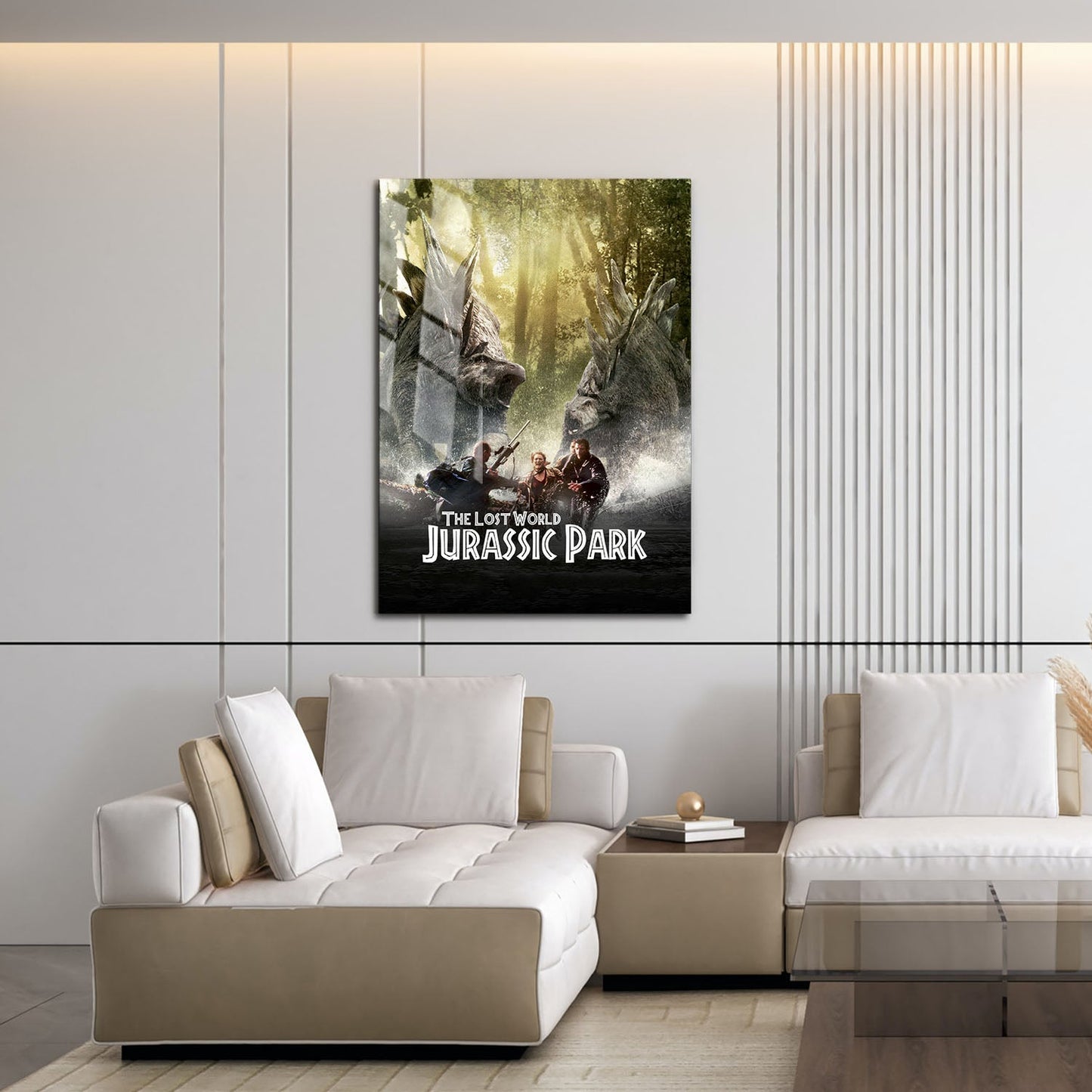 Flex Designs Metal Poster The Lost World Jurassic Park Classic 16 x 24" Home Goods - Movie 1997 Movie Metal Poster