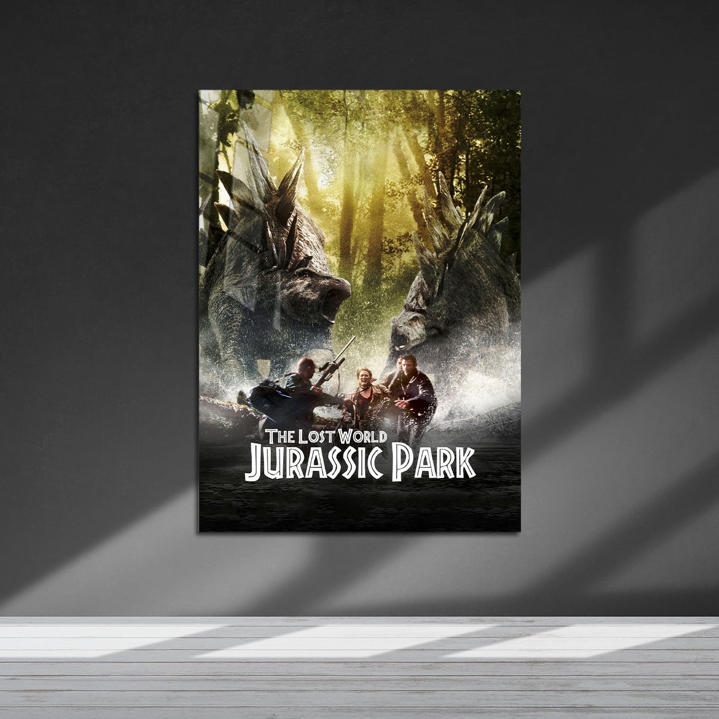 Flex Designs Metal Poster The Lost World Jurassic Park Classic 5 x 7" Home Goods - Movie 1997 Movie Metal Poster