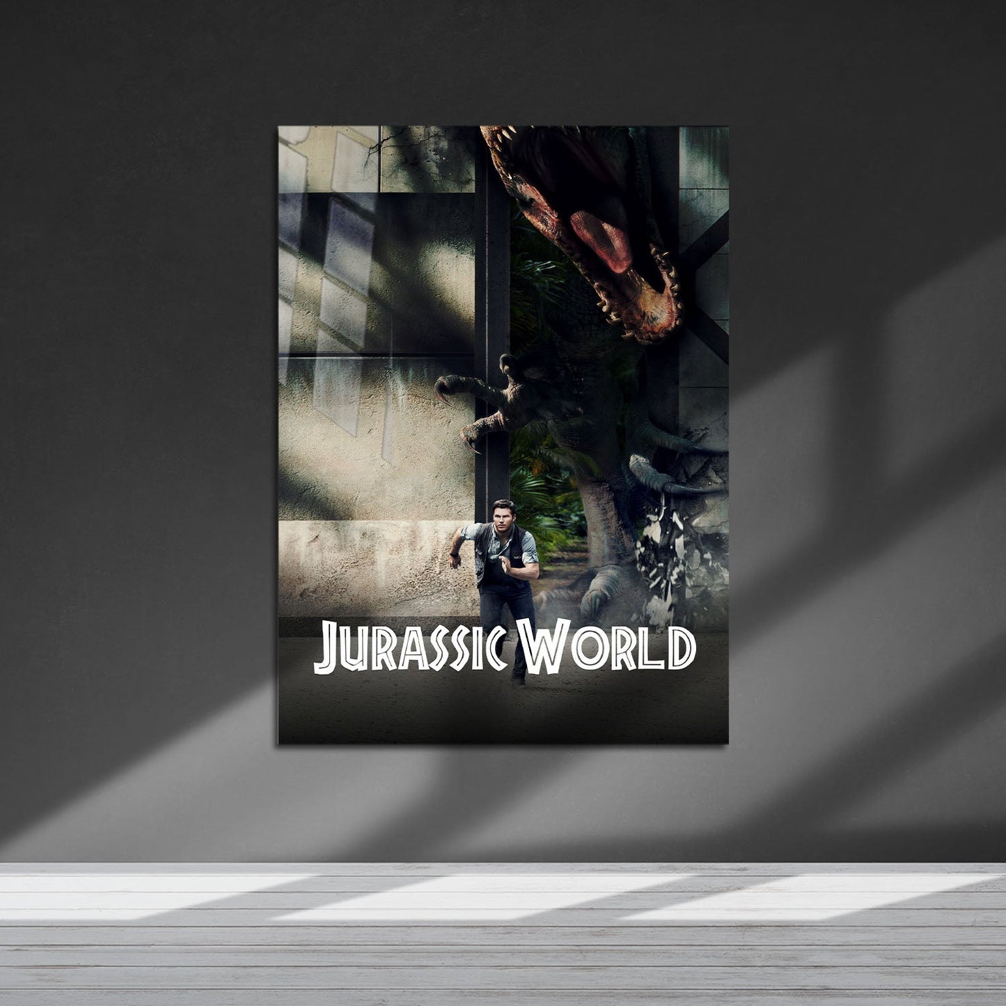 Flex Designs Metal Poster Jurassic World Classic 5 x 7" Home Goods - Movie 2015 Movie Metal Poster